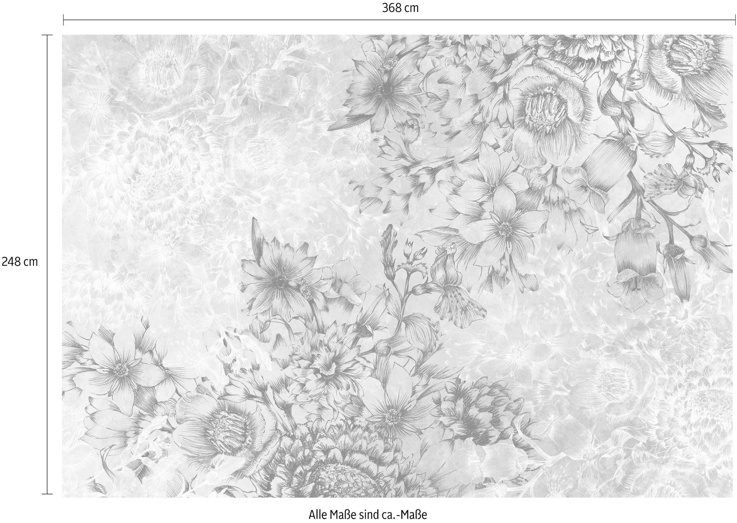 Komar Vliestapete »Windflowers«, 368x248 cm (Breite x Höhe), inklusive  Kleister online kaufen bei OTTO