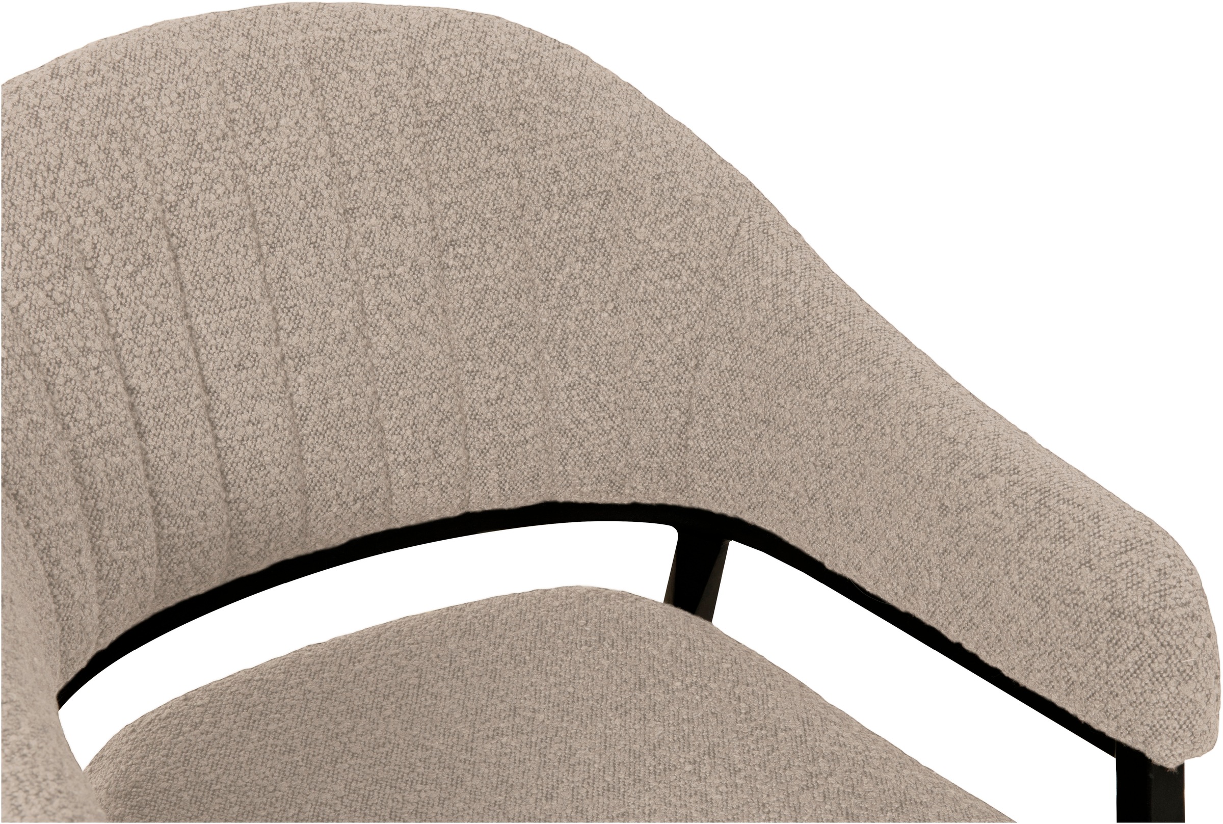OMG Design Armlehnstuhl »Roma«, (Set), 2 St., Stoff, bequemer Esszimmerstuhl, Polsterstuhl mit Bouclé Bezug