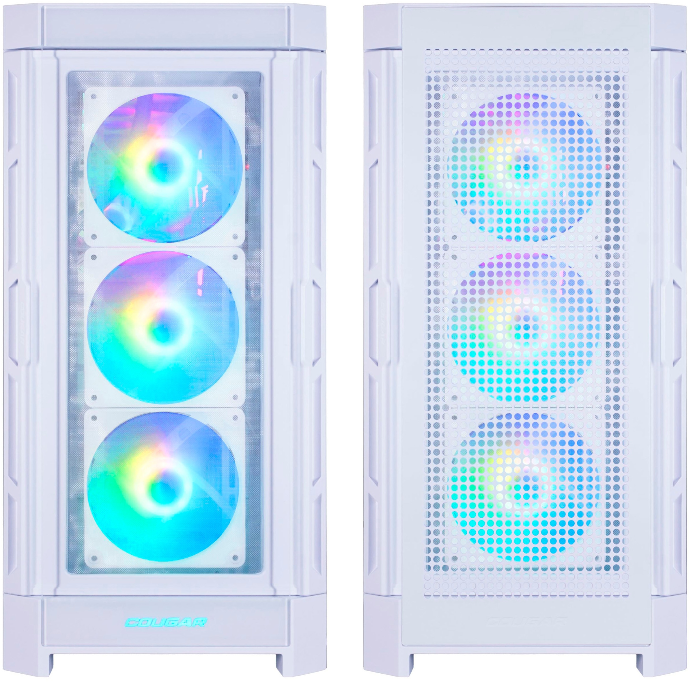 Cougar Gaming-PC-Komplettsystem »MegaDeal DUOFACE PRO WT 2892 Ryzen 5 9600X 32GB DDR5 1TB SSD RX 9070« 34 ″ AMD Ryzen 5 Radeon RX 9070 32 GB RAM 1.000 GB SSD Windows 11, DDR5 RAM+ MSI PRO MP341CQW LED-Monitor Curved 86,4 m (34")