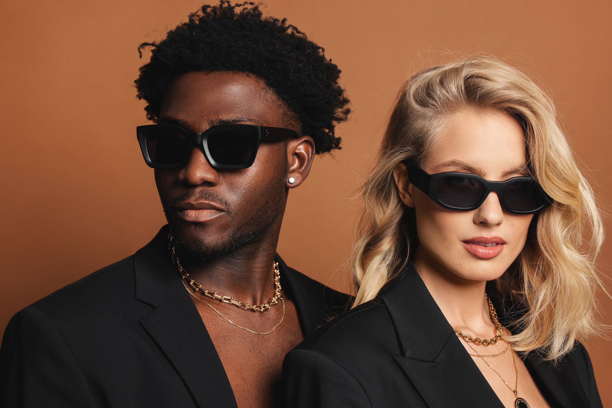 MARC LAUDER Sonnenbrille »MA13-01« 3: dunkles Glas, starke Sonneneinstrahlung