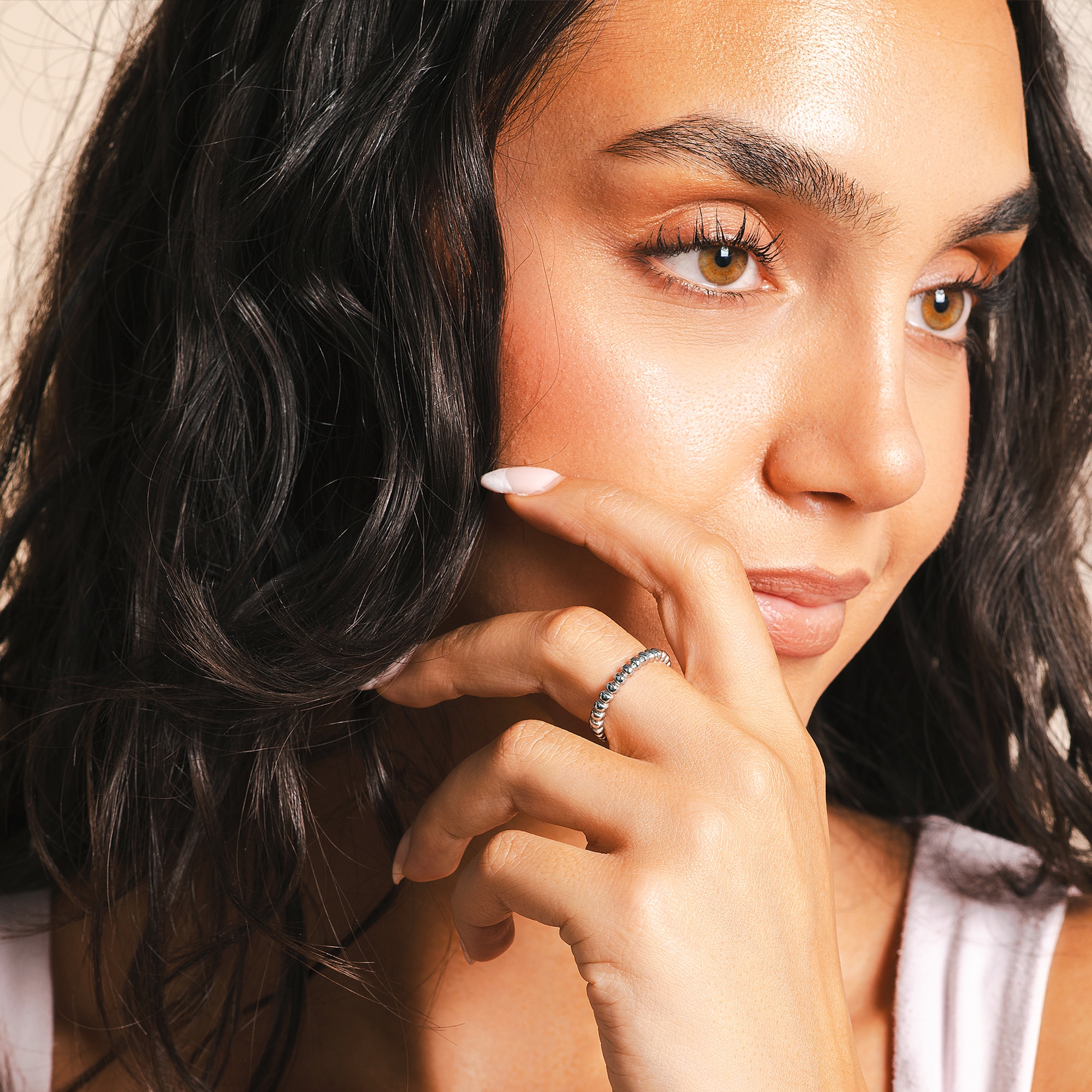 Adelia´s Fingerring »Damen Ring aus Edelstahl«