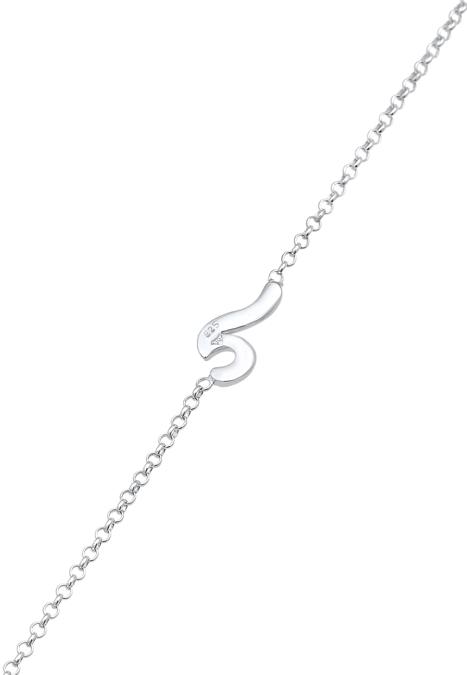Elli Fußkette »Fußschmuck Wellen Wave Strand Maritim 925 Silber«