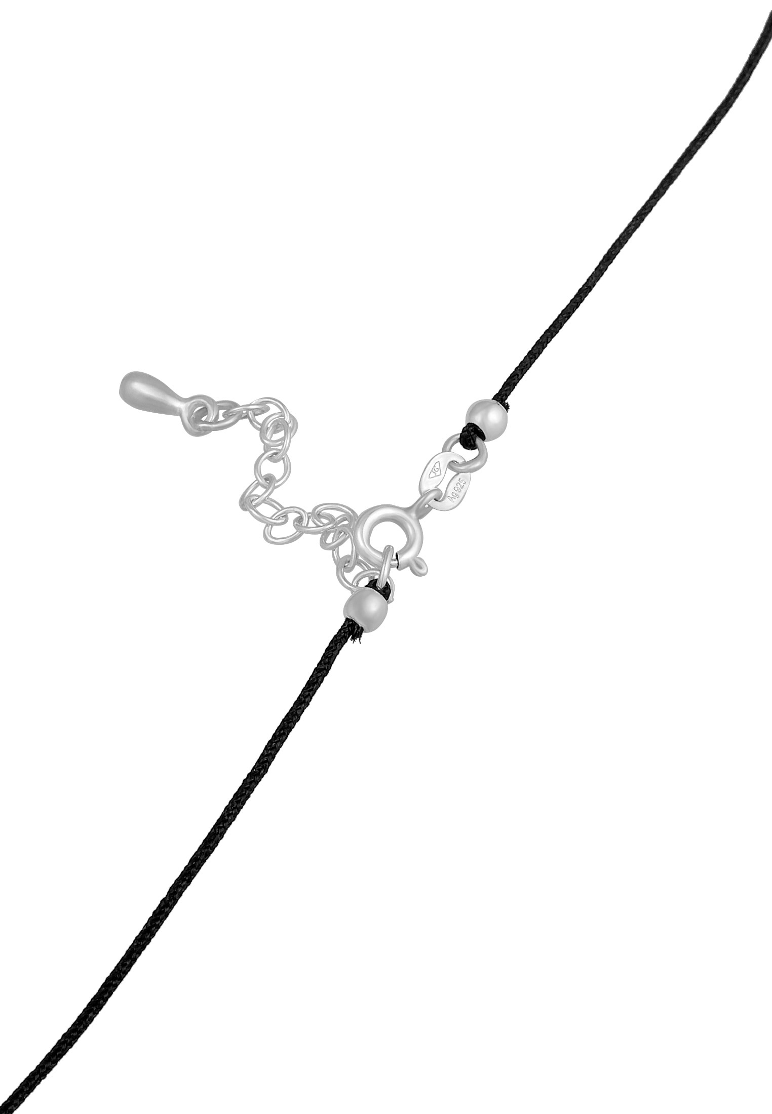 Elli Choker »Halskette Choker Zirkonia Tropfen Anhänger 925 Silber«