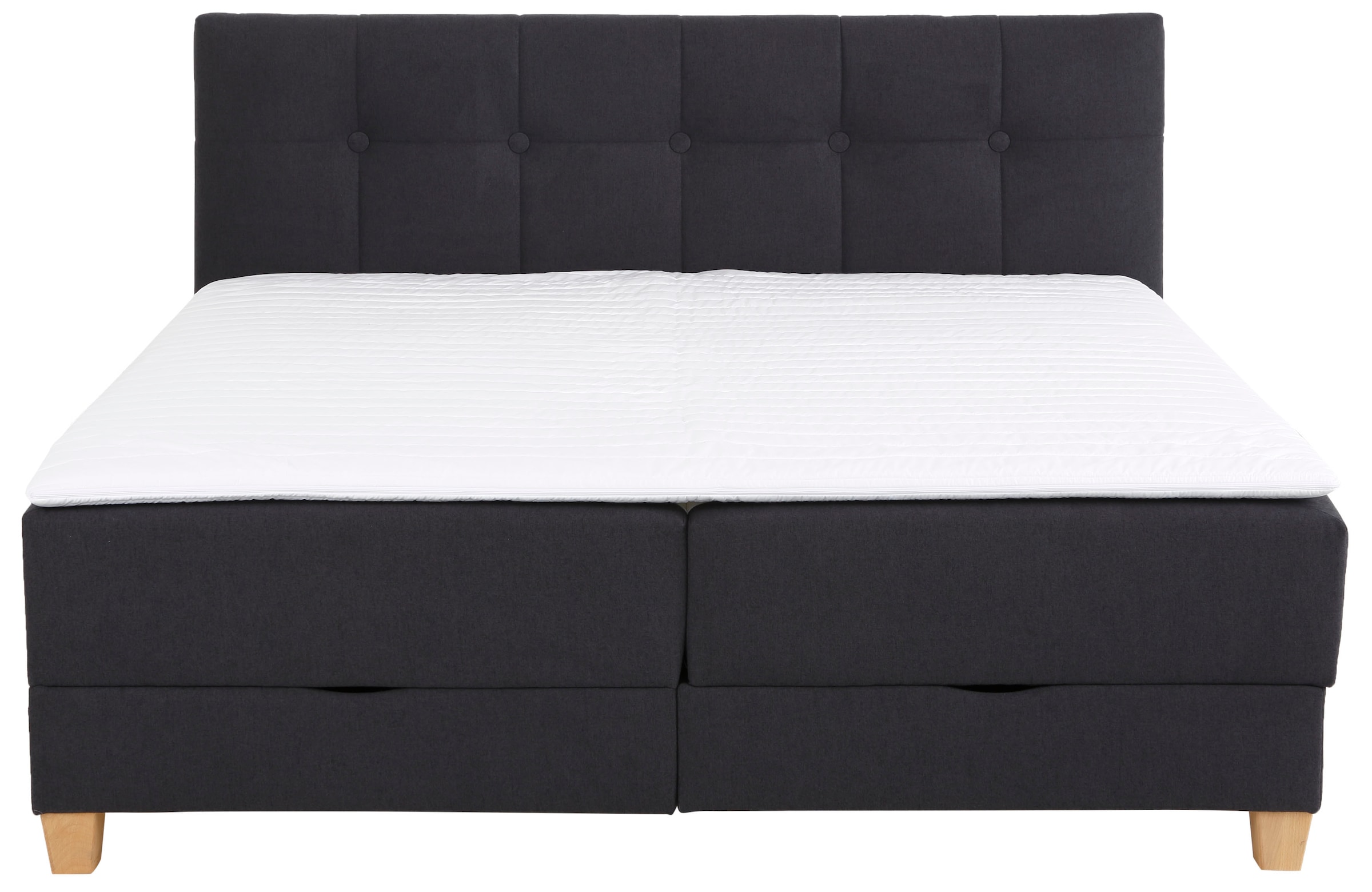 Home affaire Boxbett »Lonrai«, in H2,H3 & H4 und XXL - Überlänge 220cm wählbar, inkl. Topper