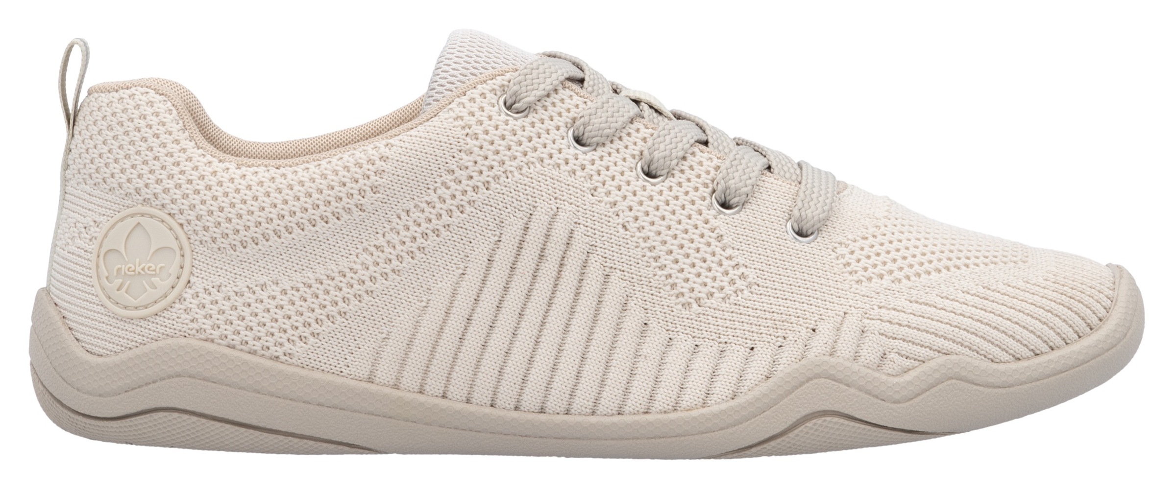 Rieker Sneaker, Barfußschuh, Schnürschuh, Halbschuh mit Schaftrandpolsterung