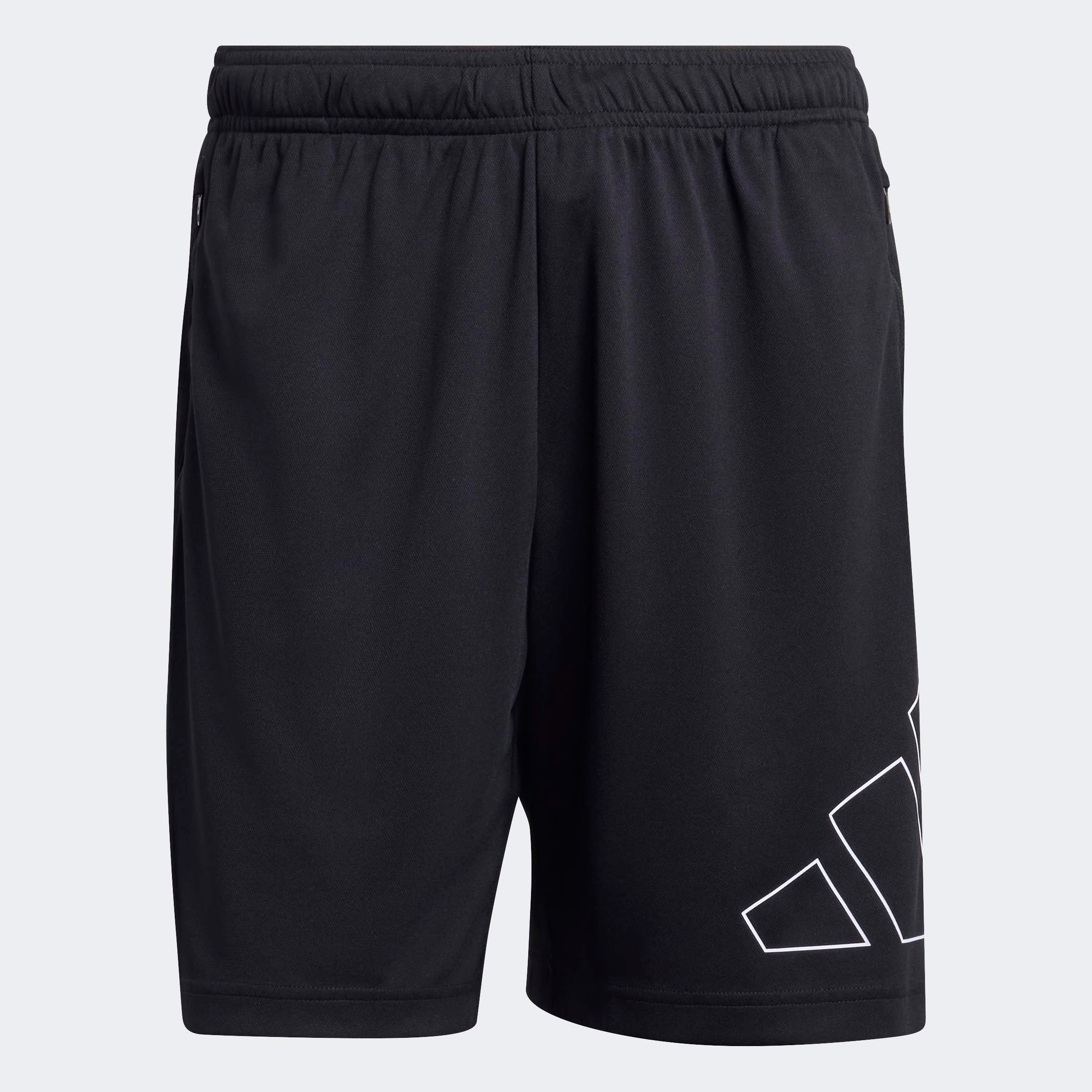 adidas Performance Shorts »WORKOUT ESSENTIALS BASE PIQUE BIG LOGO«  im Bermudas-Stil, sportlicher Stil, für Erwachsene