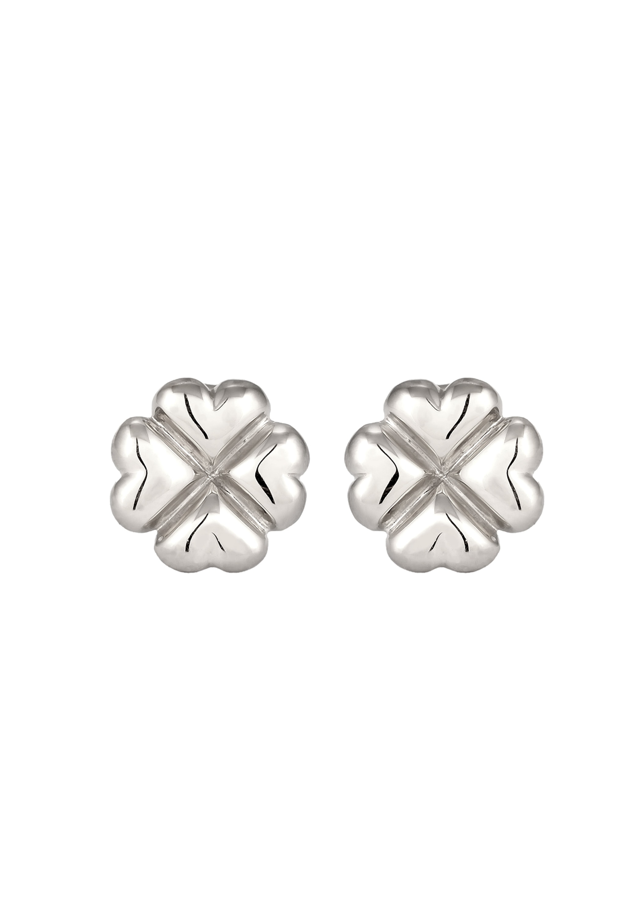 Elli Paar Ohrstecker »Ohrringe Ohrstecker Kleeblatt 925 Sterling Silber«