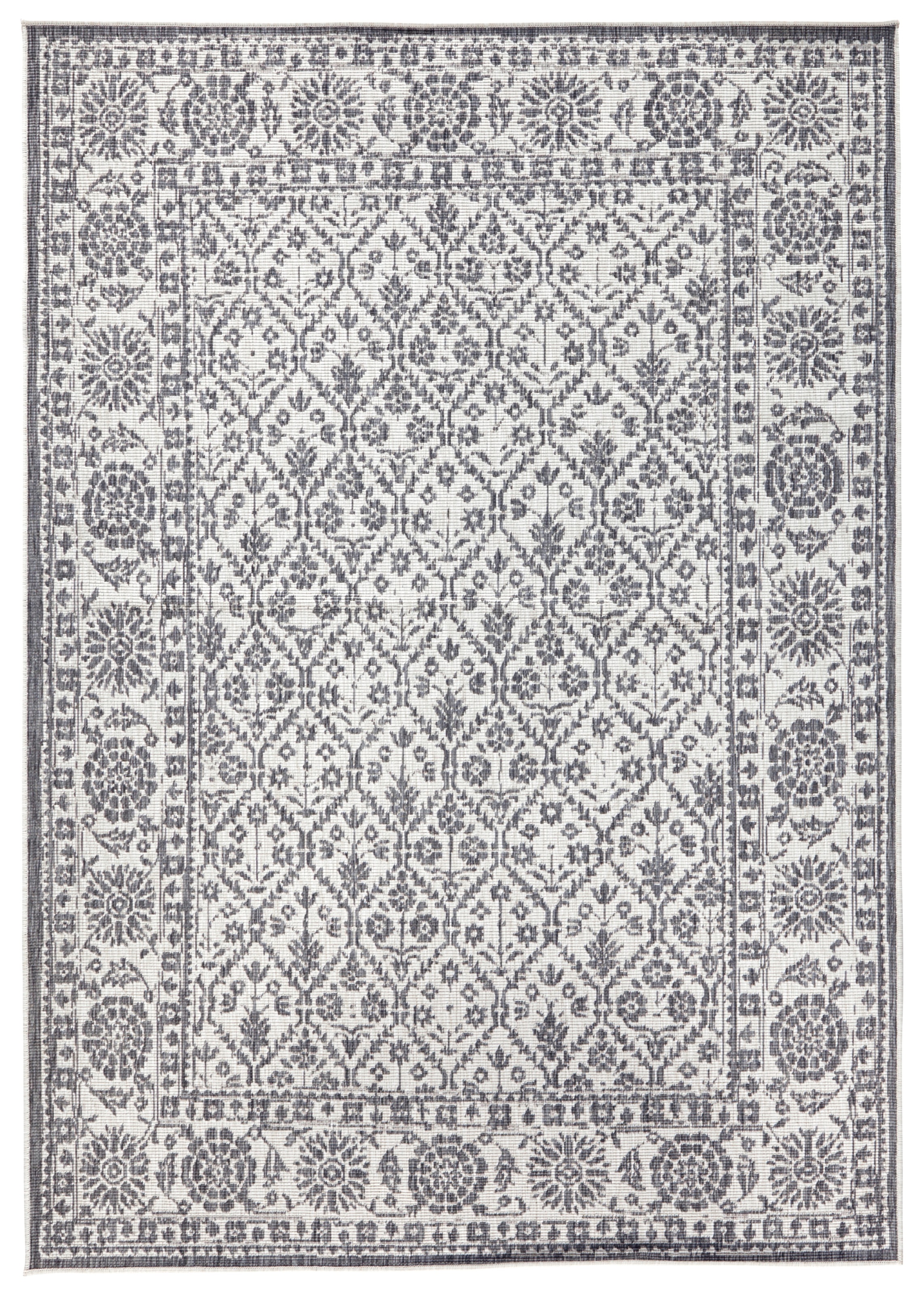 NORTHRUGS Teppich »Curacao«, rechteckig, 5 mm Höhe, In-& Outdoor, Läufer, Wetterfest, Balkon, Wohnzimmer, Wasserfest