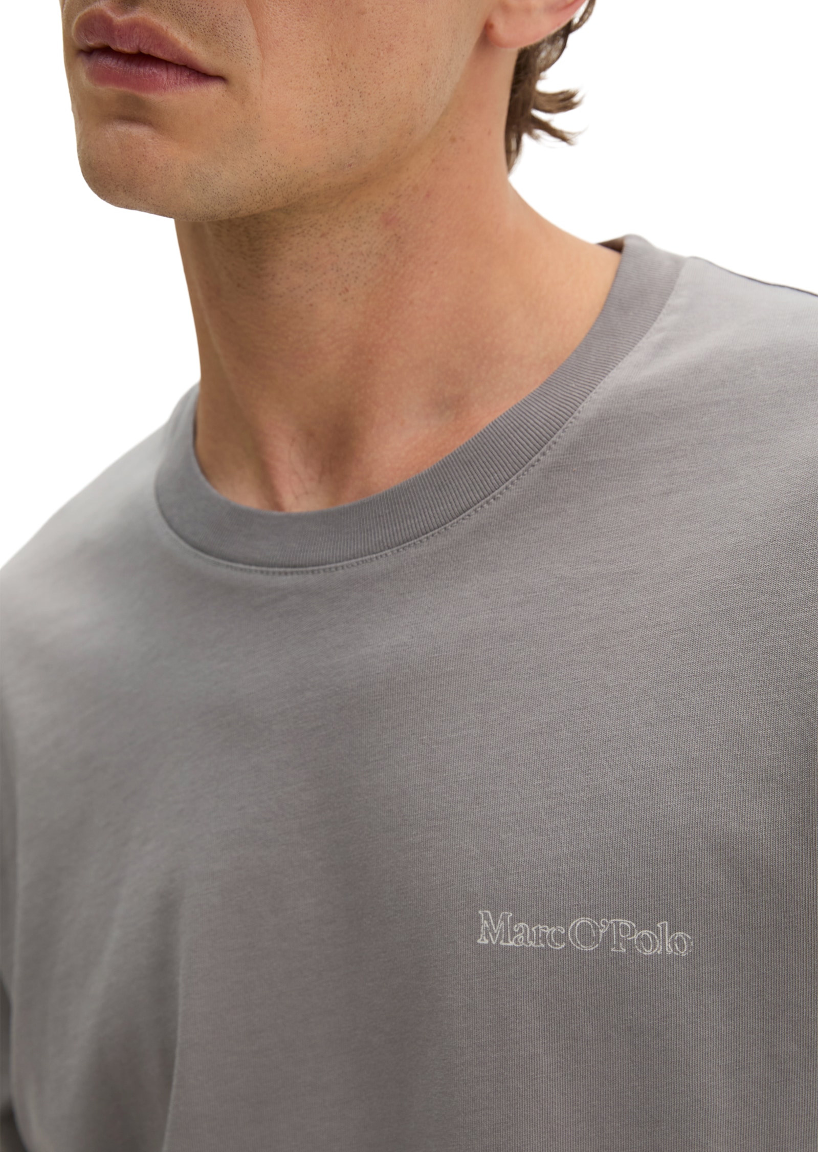 Marc O'Polo T-Shirt regular aus regenerativer Bio-Baumwolle, Rückenprint