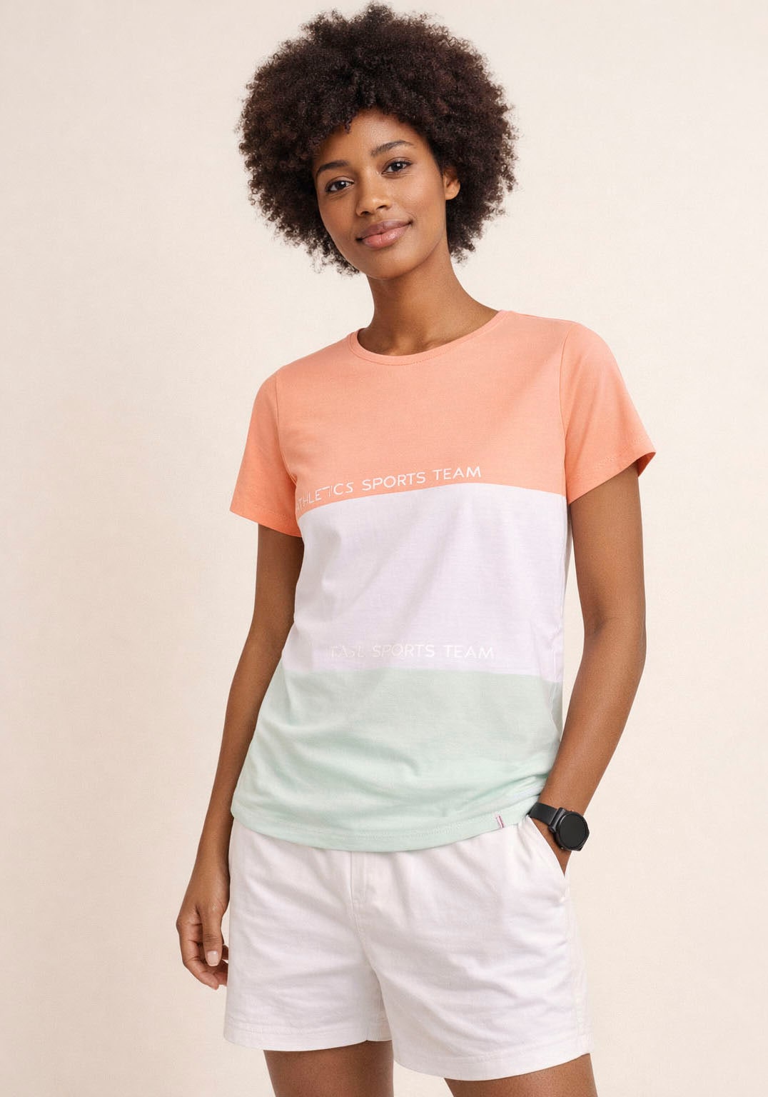 KangaROOS T-Shirt im Colorblock-Design