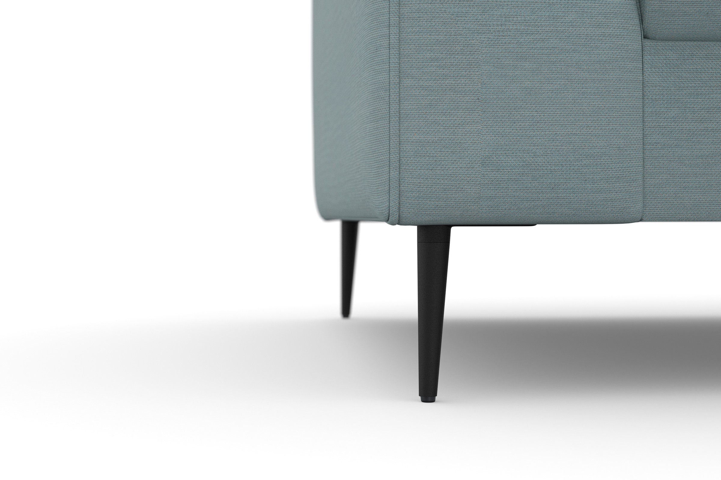 DOMO collection Ecksofa »Modica kompakt und elegant, Breite 244, L-Form« moderne Optik mit extrabreiter Recamiere, auch in Cord