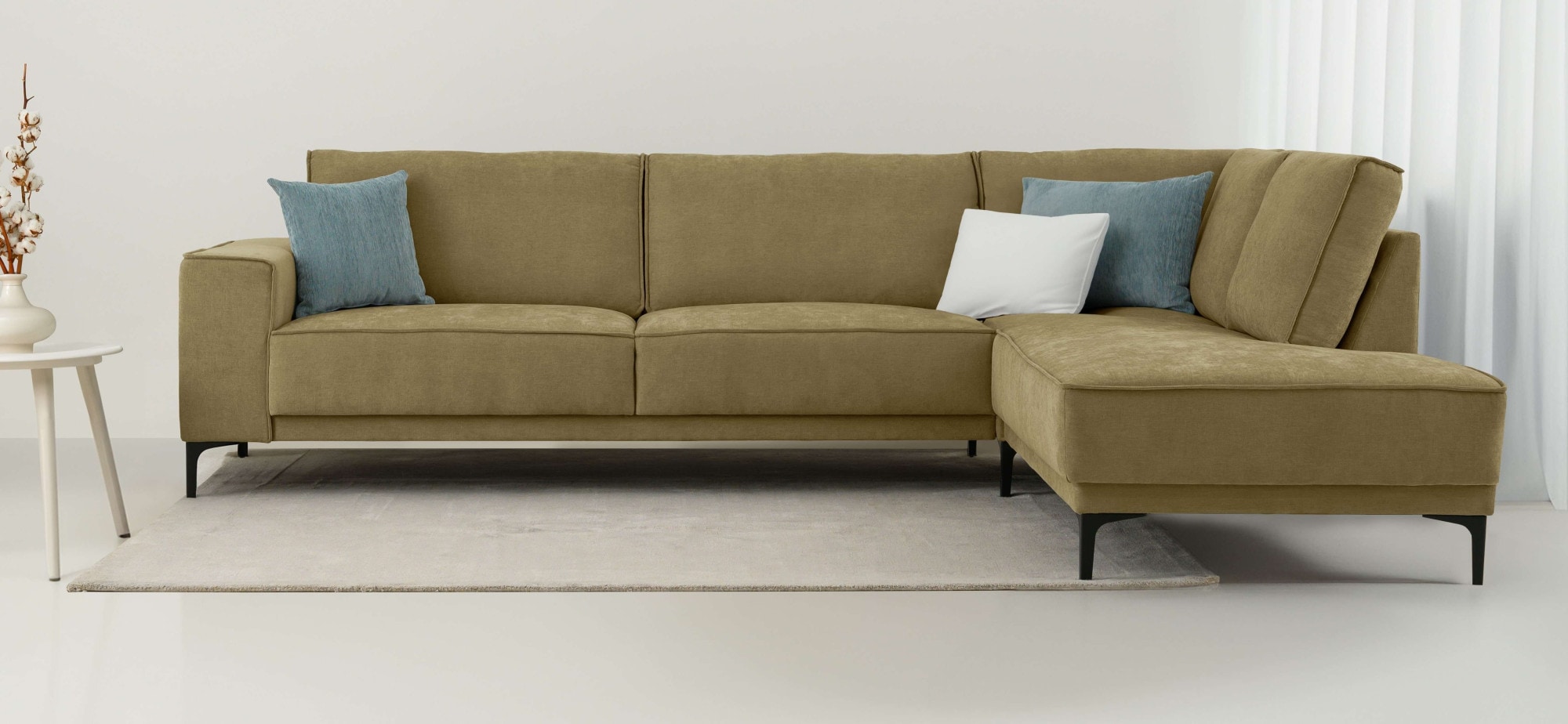 Places of Style Ecksofa »Oland«, L-Form, im zeitlosem Design und hochwertiger Verarbeitung