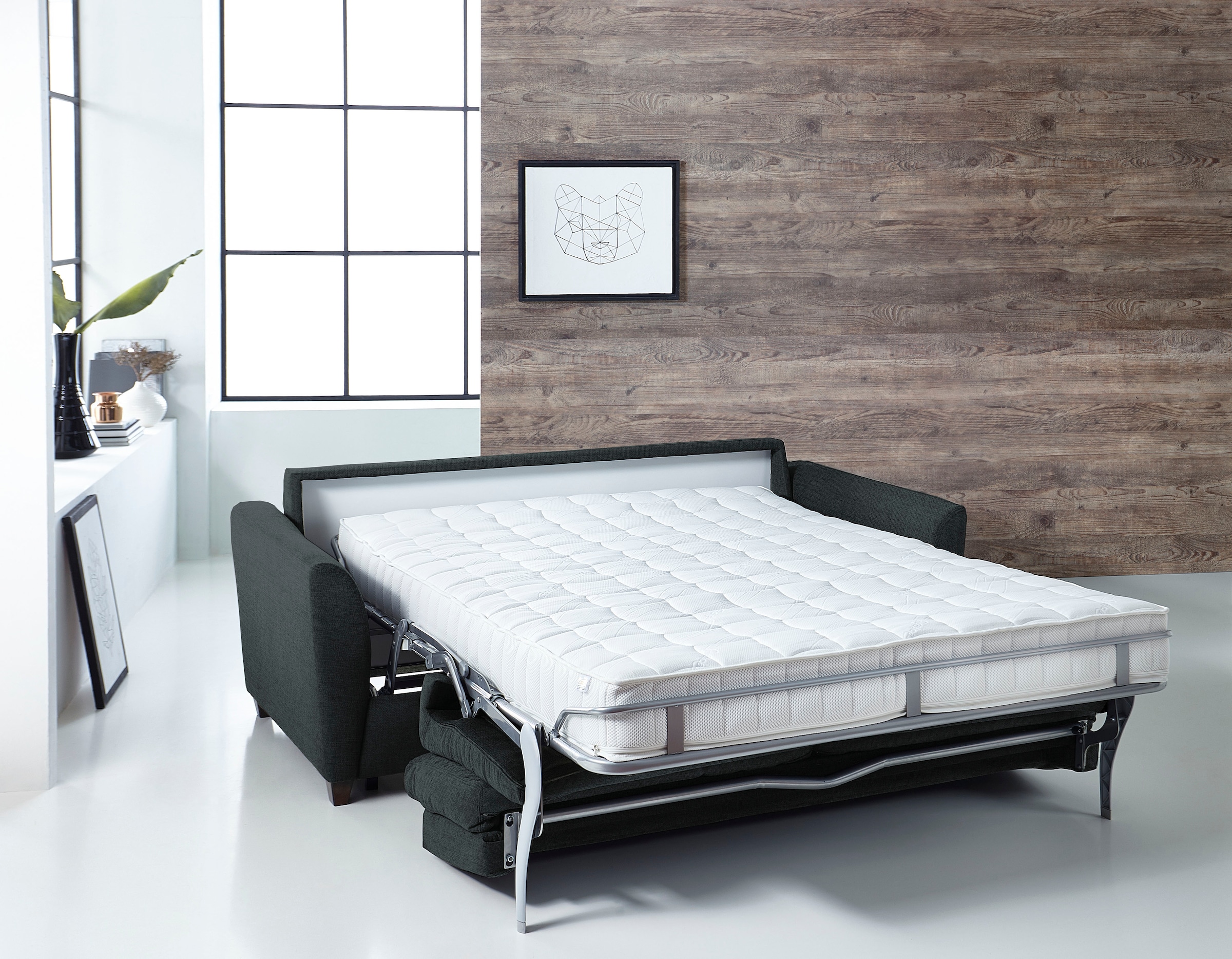 Bali Schlafsofa »Dallas, Dauerschläfer« in 140er und 160er Breite, inkl. Ergoflex-Unterfederung