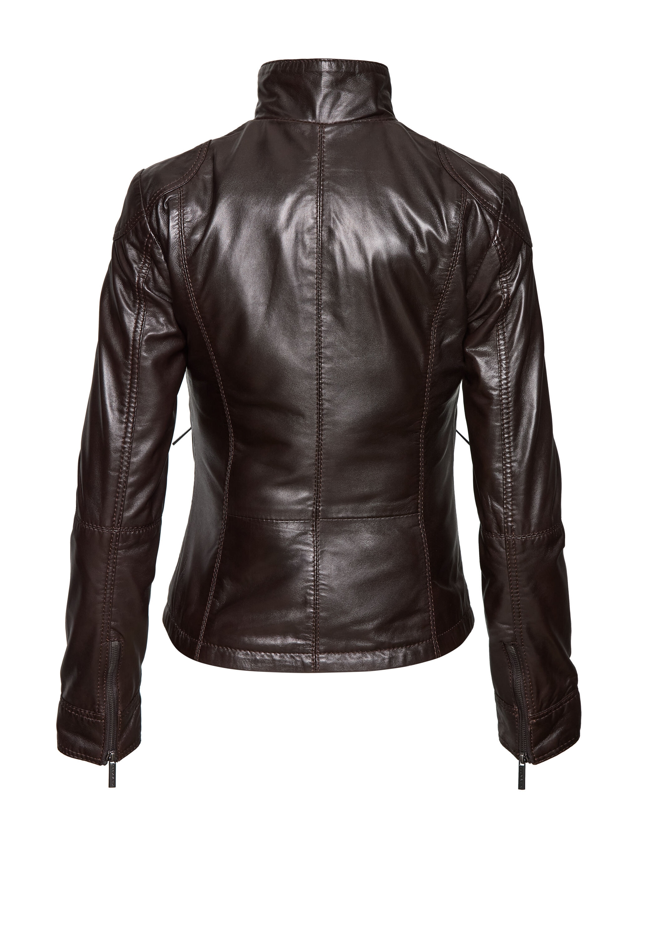 bugatti Lederjacke »bugatti Lederjacke« ohne Kapuze Taillierter Schnitt
