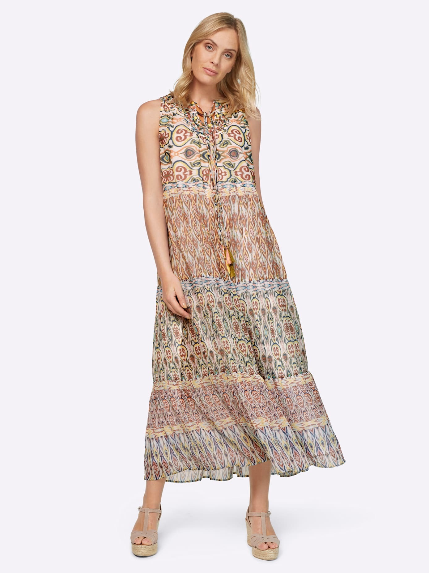 heine Maxikleid »Druck-Kleid«