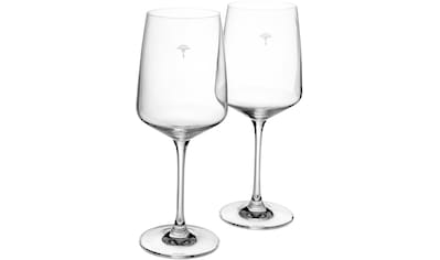 Joop! Weißweinglas »JOOP! SINGLE CORNFLOWER«, (Set, 2 tlg.), mit einzelner Kornblume... kaufen