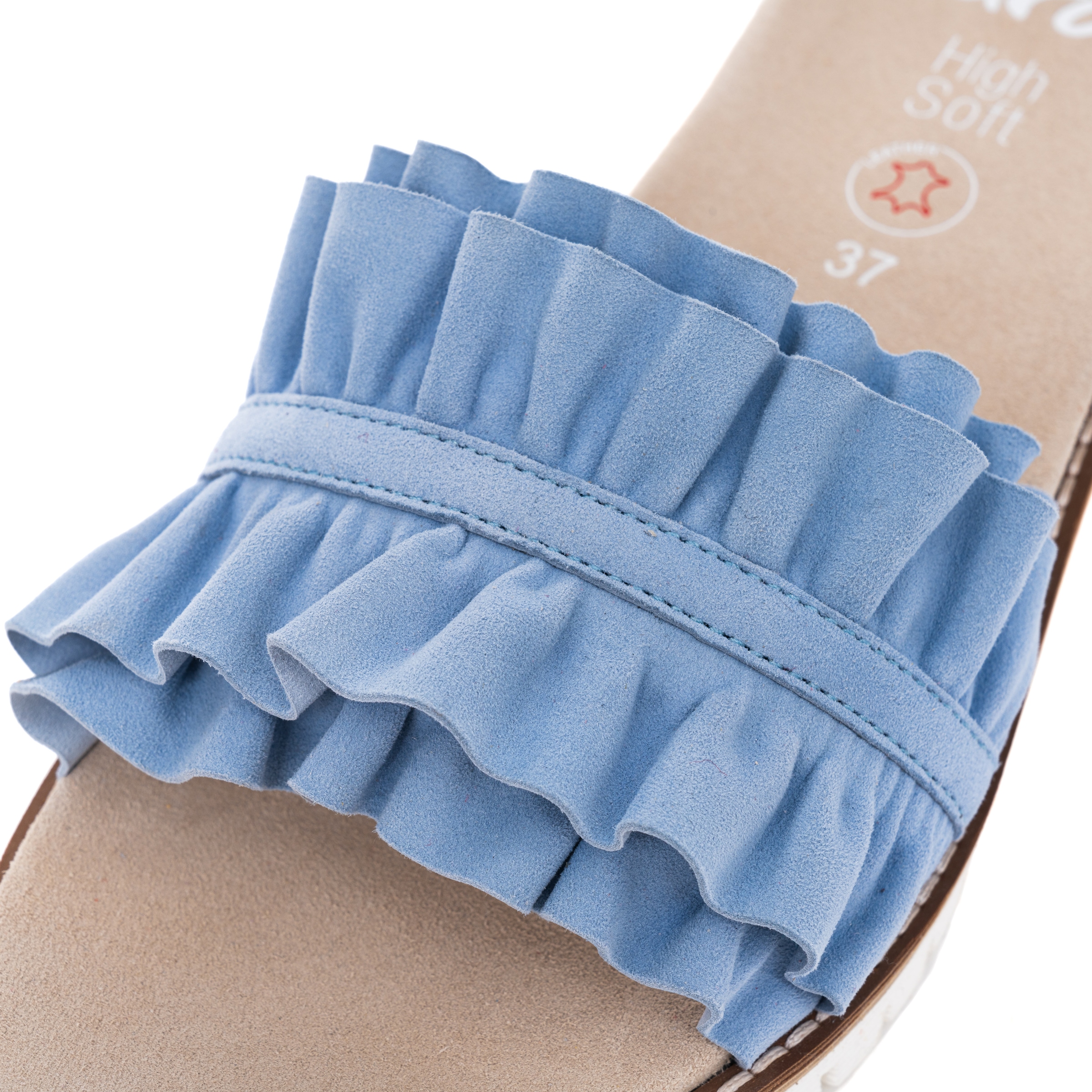 Ara Pantolette »KENT«, Slides, Flats, Sandale mit geraffter Bandage