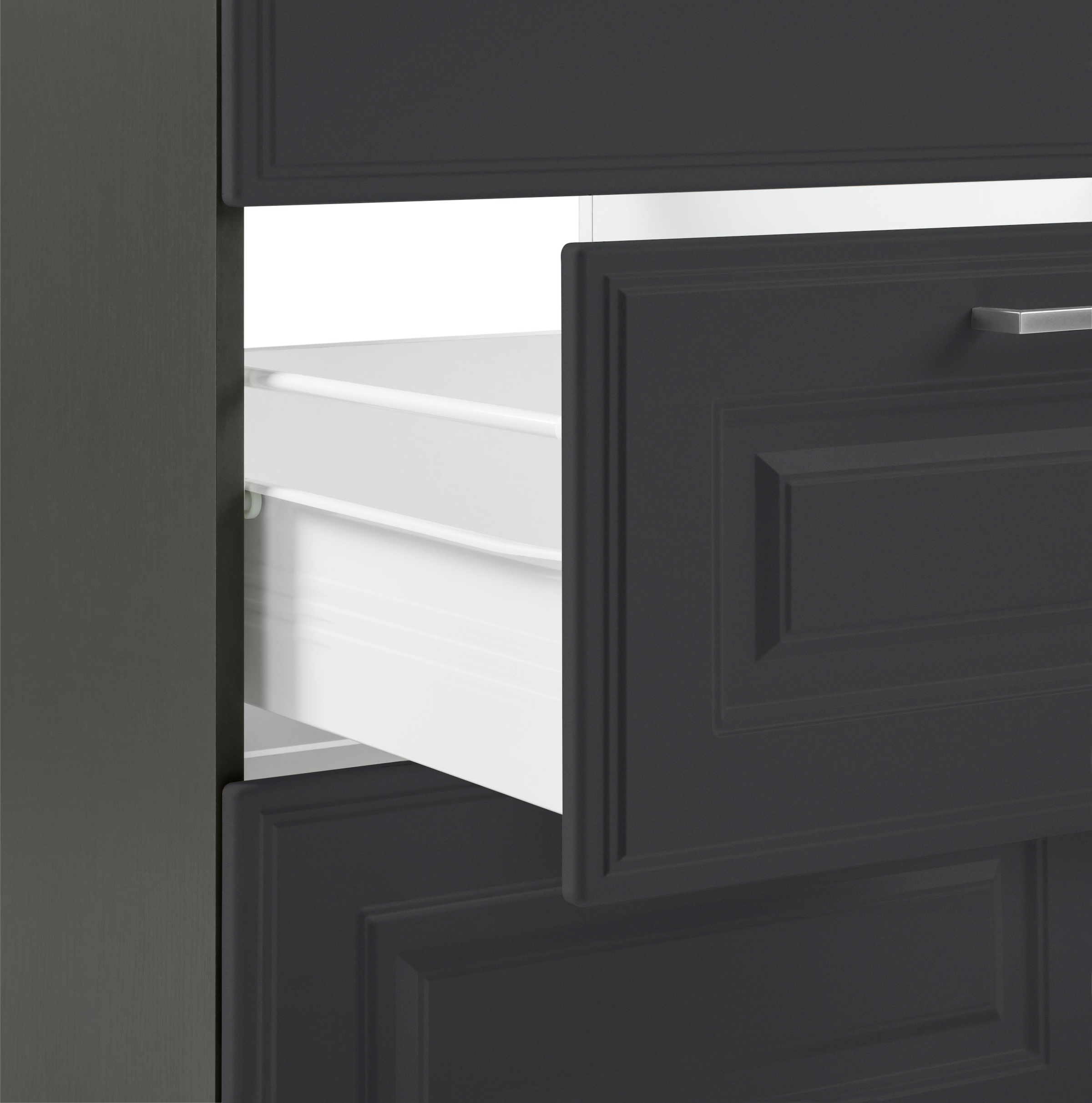 KOCHSTATION Küchenzeile »KS-Stockholm« Breite 330 cm, mit hochwertigen MDF Fronten im Landhaus-Stil