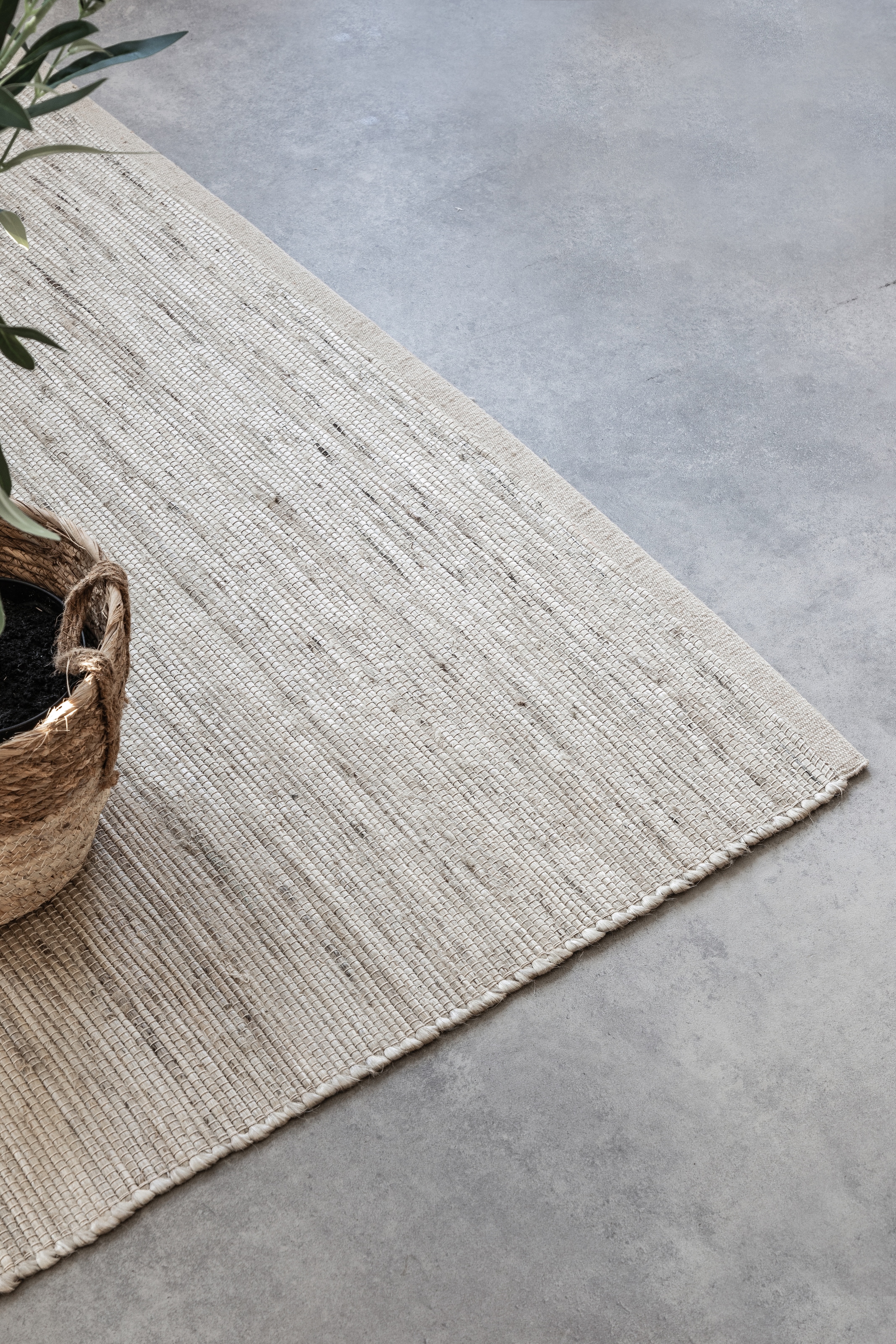HANSE Home Teppich »Dhaka Juteteppich«, rechteckig, 5 mm Höhe, Läufer, handgewebt, Jute, Wolle, Natur, Wohnzimmer, Flur, Klassisch