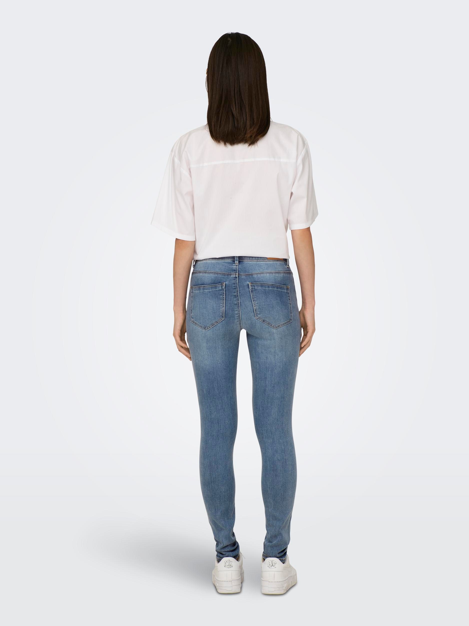 ONLY Skinny-fit-Jeans »ONLWAUW MID SKINNY DNM GUABOX«