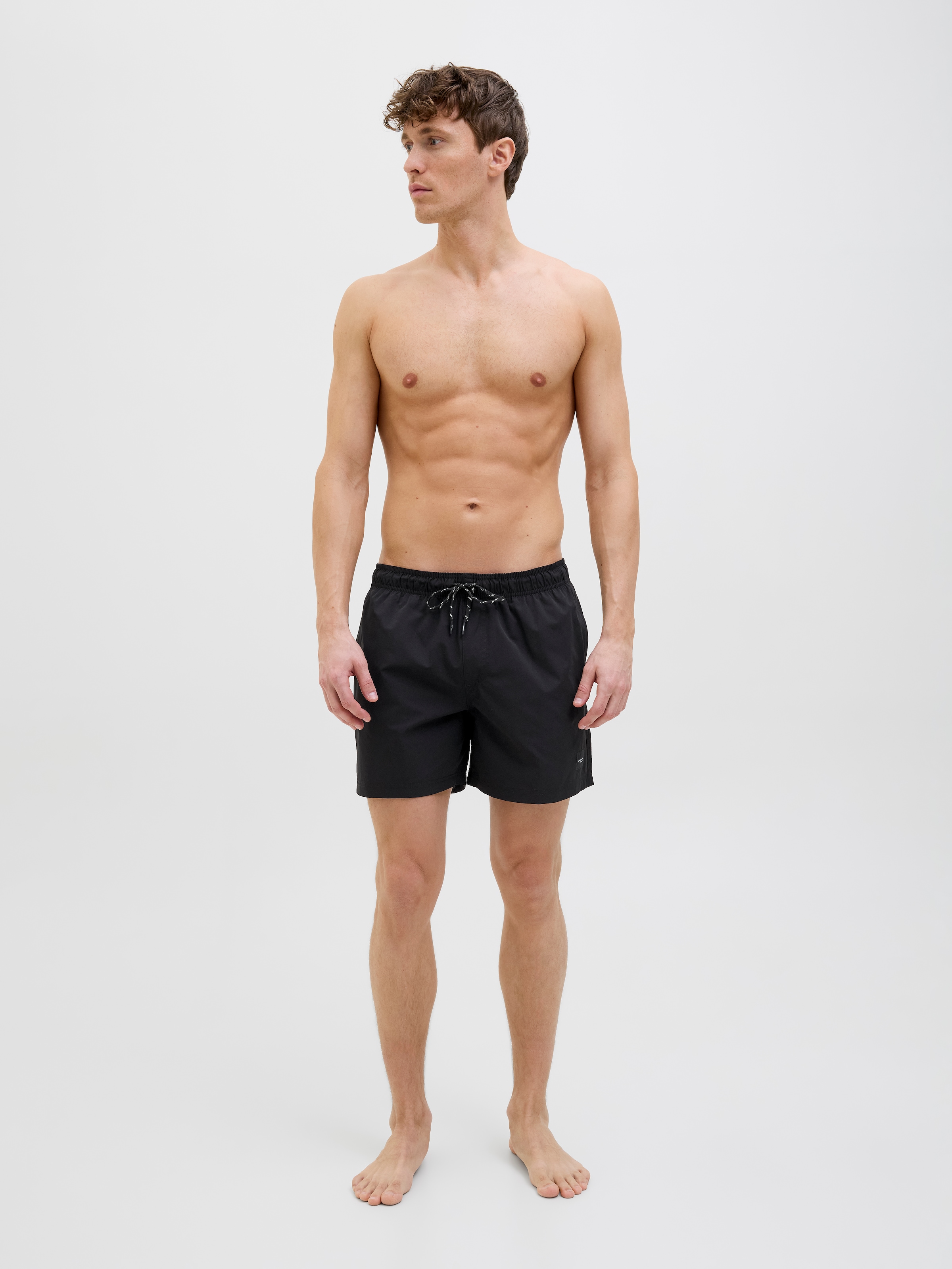 Jack & Jones Badeshorts »JPSTMAUI JJSWIM SOLID AKM SN«