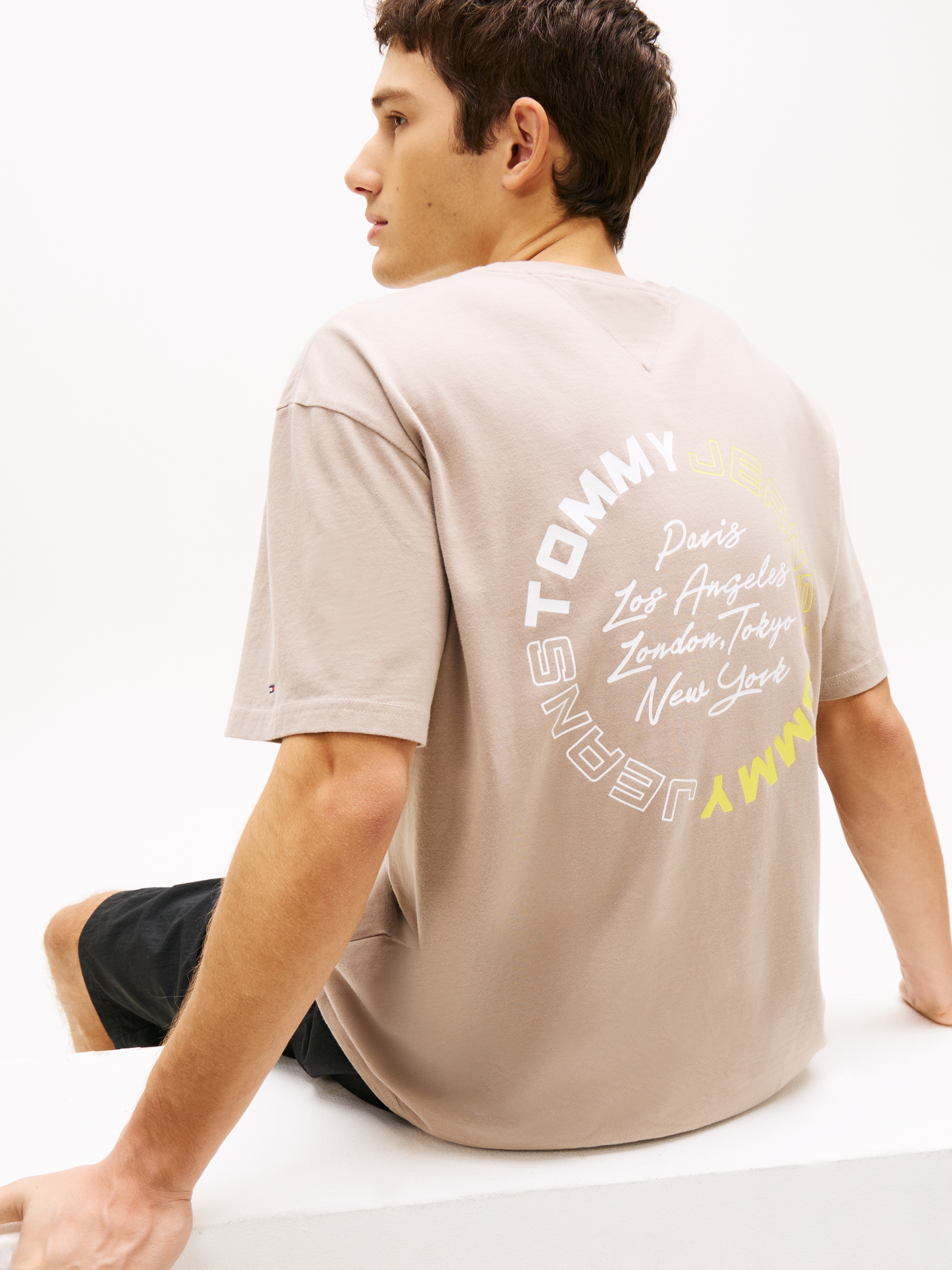Tommy Jeans T-Shirt »TJM RELAXED SIGN CIRCLE« mit Markenprint