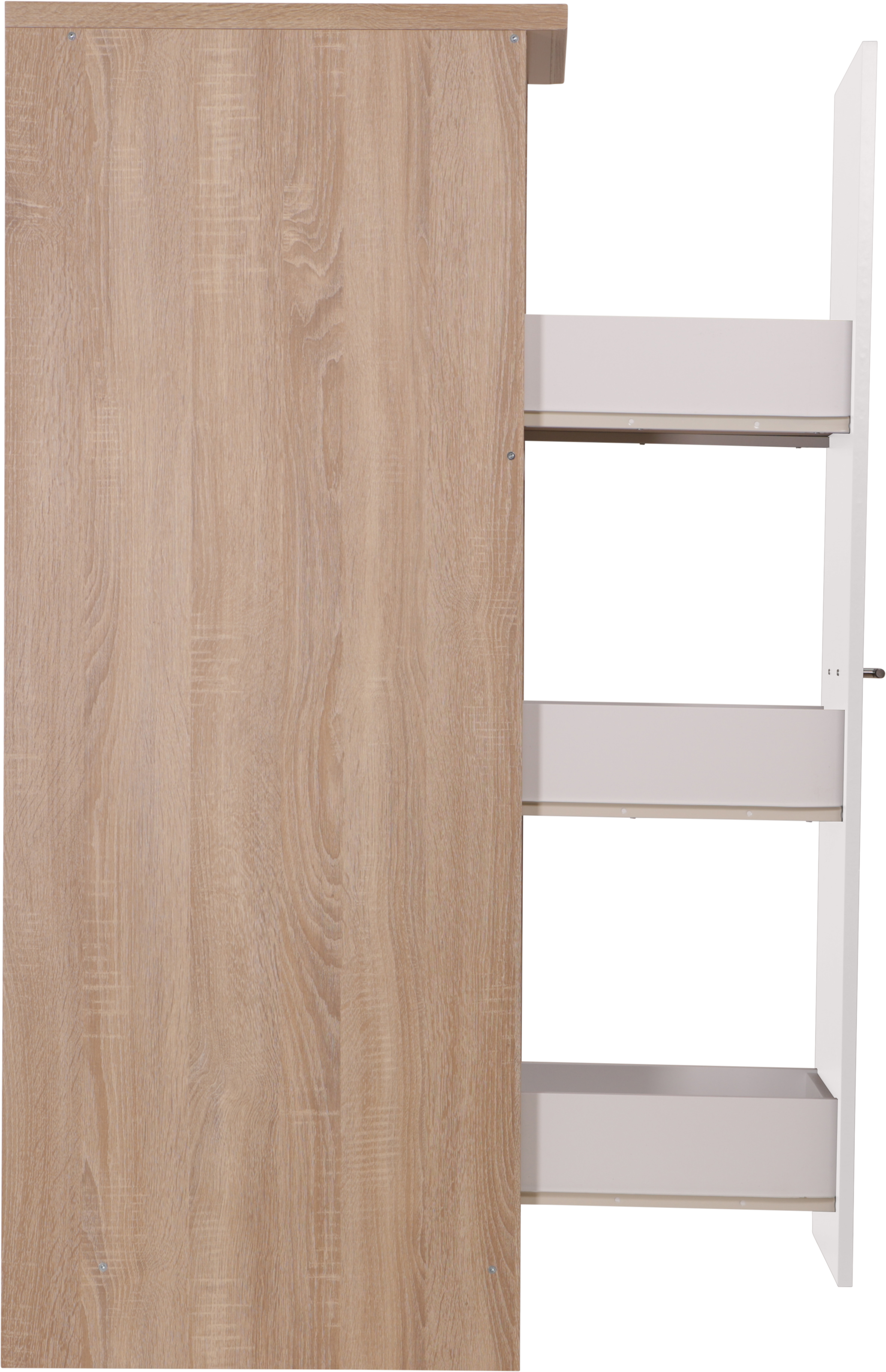 RESPEKTA Apothekerschrank »Merle« Breite 30 cm, Stangengriffe aus Metall