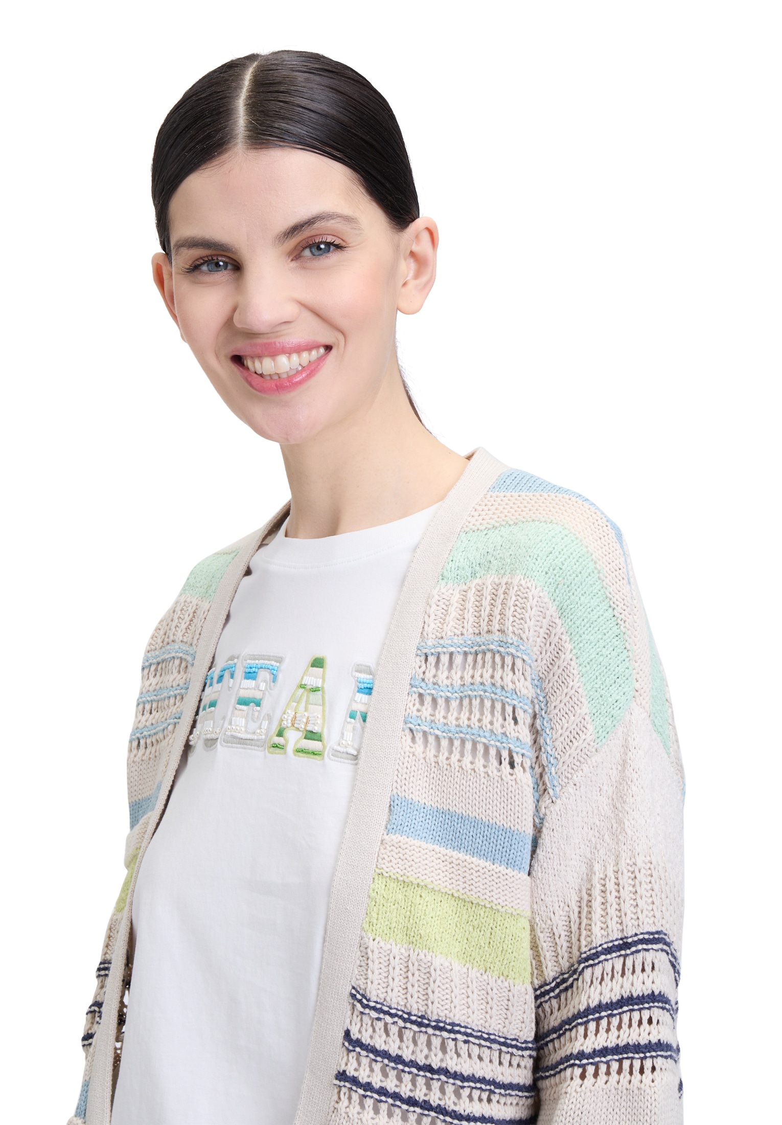 Cartoon Cardigan »Strick-Cardigan mit Color Blocking«