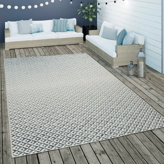 Paco Home Teppich »Kortrijk 745«, rechteckig, Flachgewebe, modernes  geometrisches Design, In- und Outdoor geeignet bei OTTO