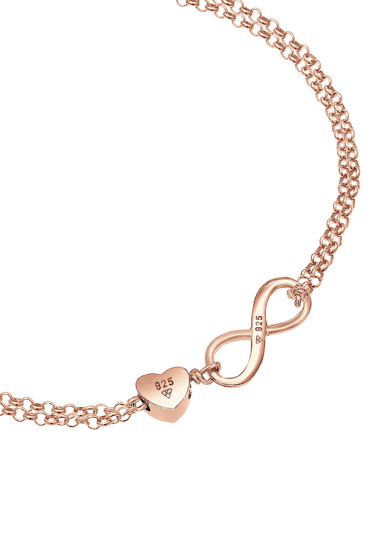 Elli Armkette »Armband Herz Unendlichkeit Infinity 925 Silber«