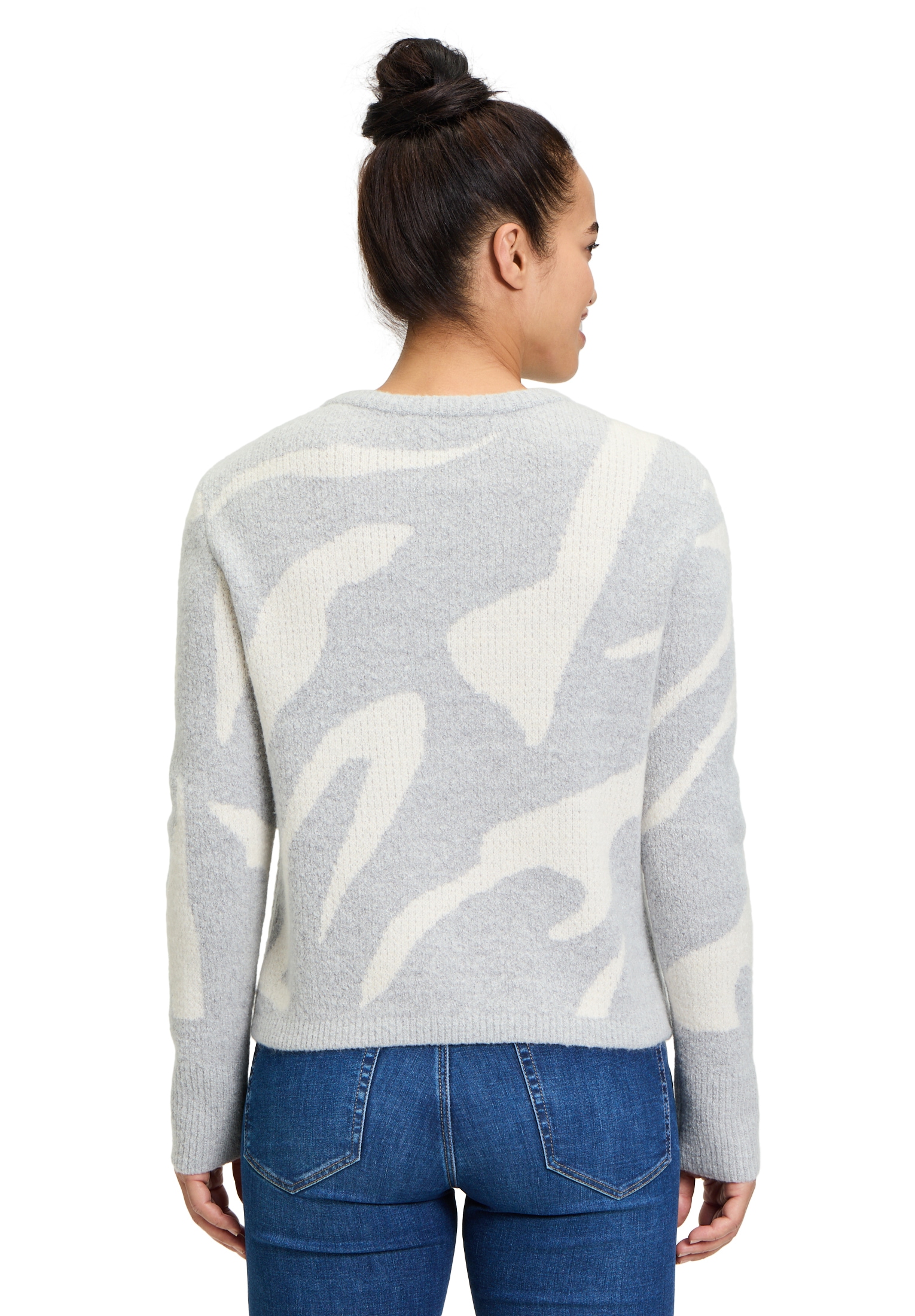 Betty&Co Strickpullover »Strickpullover mit Jacquard«