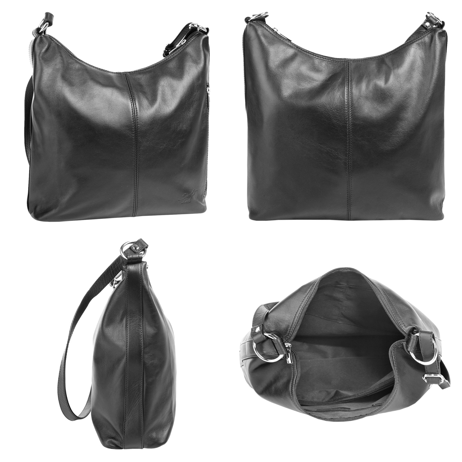 Samantha Look Shopper, echt Leder, Made in Italy