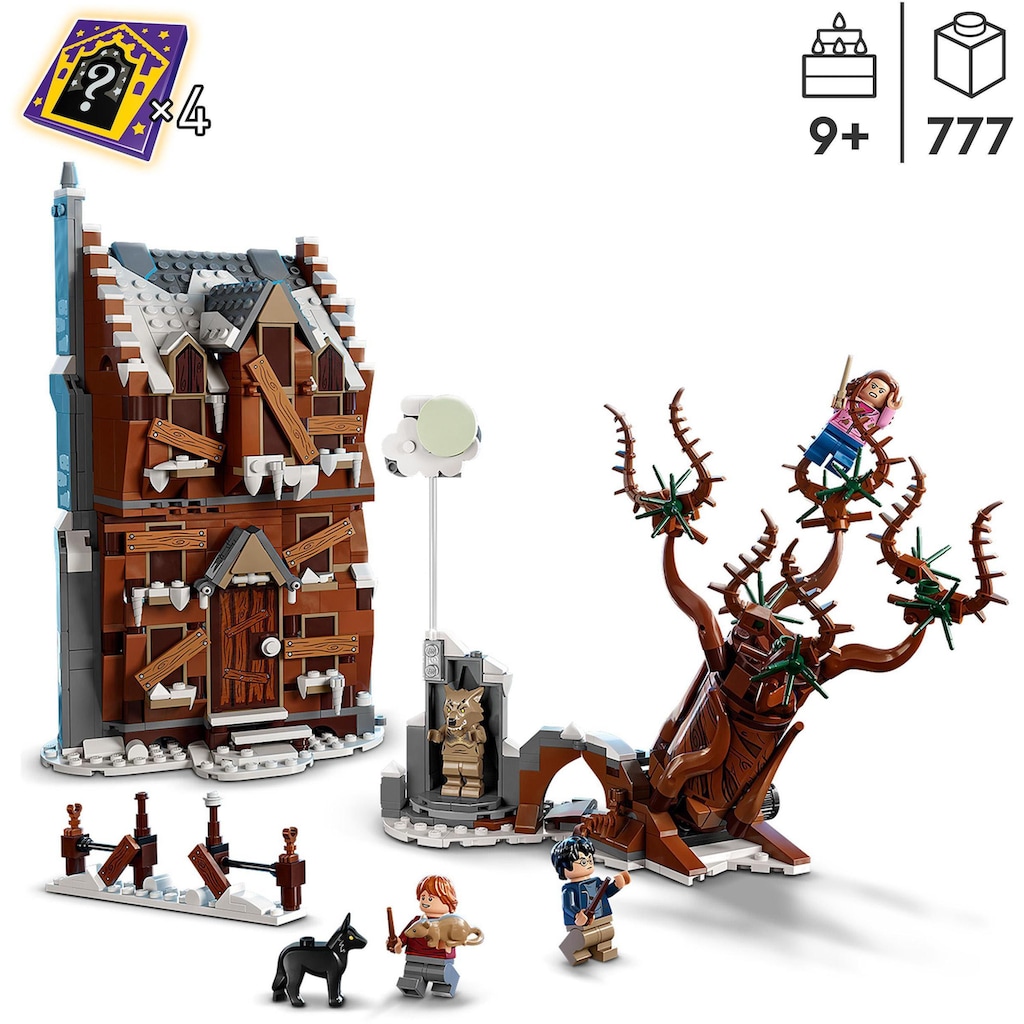 LEGO® Konstruktionsspielsteine »Heulende Hütte und Peitschende Weide (76407), LEGO® Harry Potter«, (777 St.)