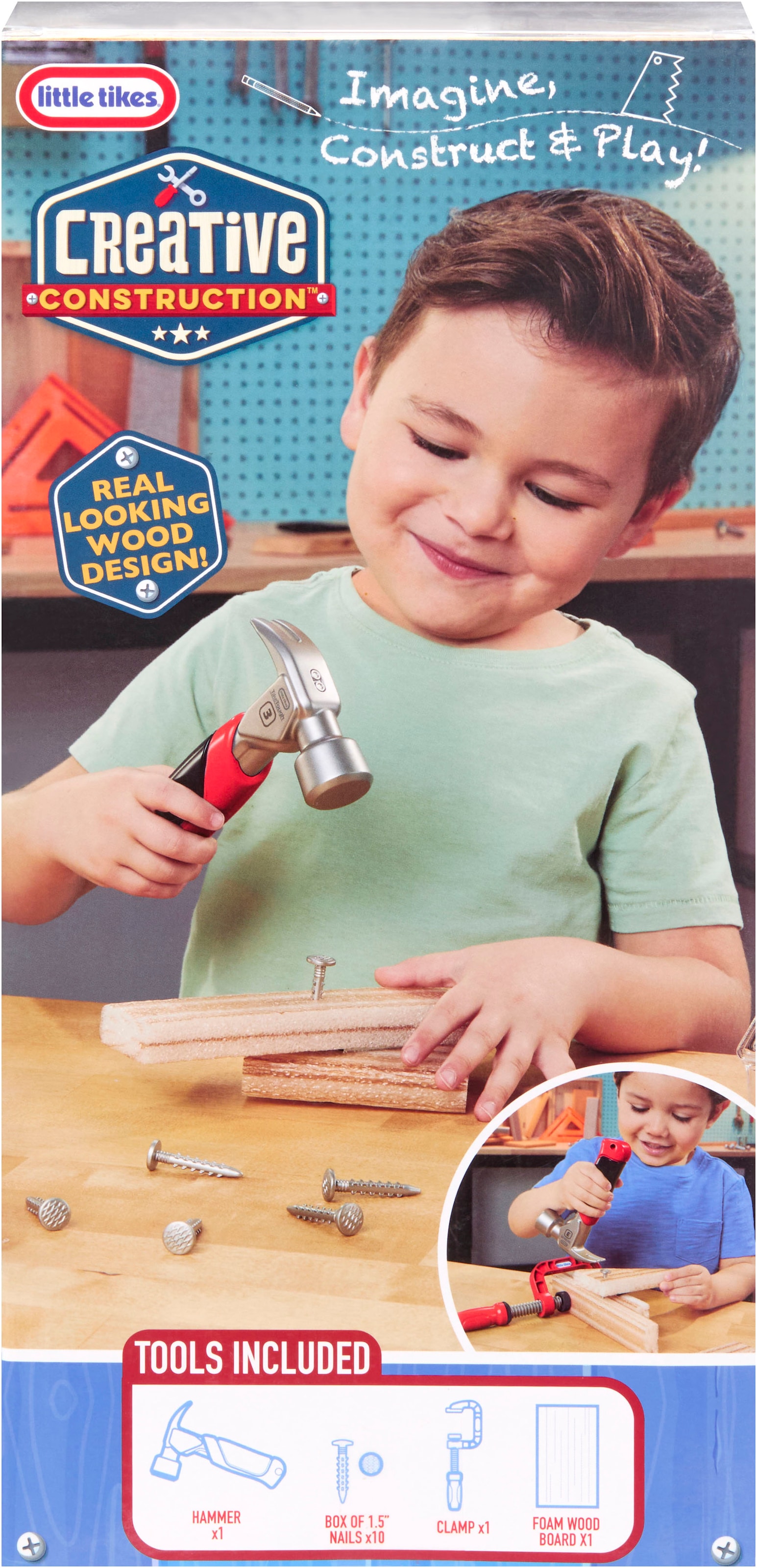 Little Tikes® Kinder-Hammer »Creative Construction - Hammer- und Nagelset«