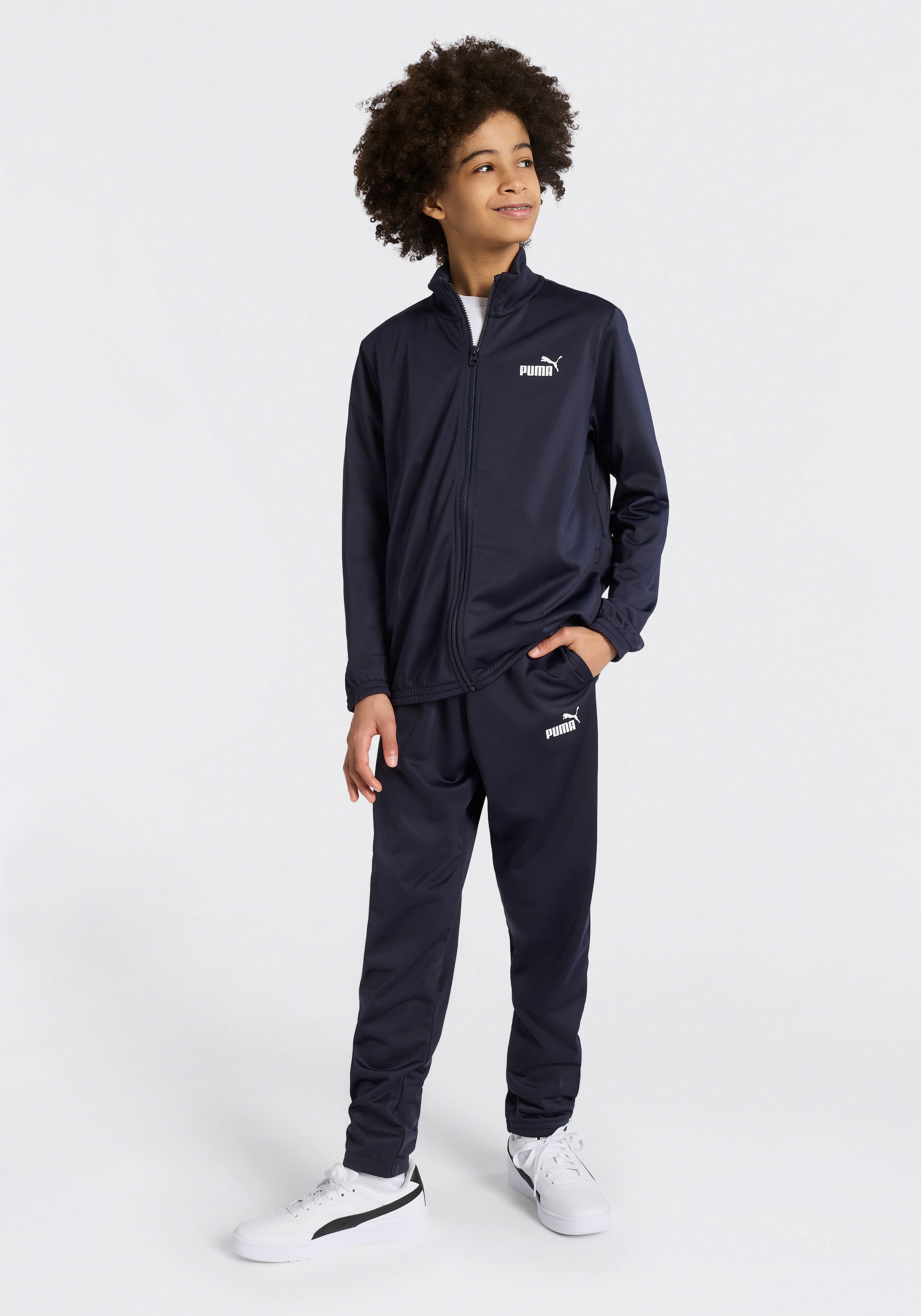 PUMA Trainingsanzug »POLY SUIT B« 2 Stk. zweiteiliges Set mit Jacke und Hose, für Jugendliche, Regular Fit
