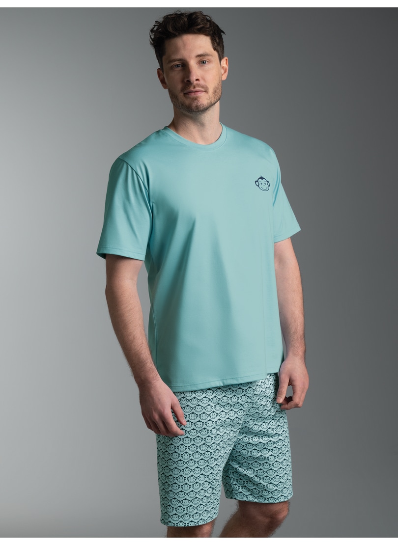 Trigema Schlafanzug »TRIGEMA Pyjama mit Print-Motiv "Äffchen"« 1