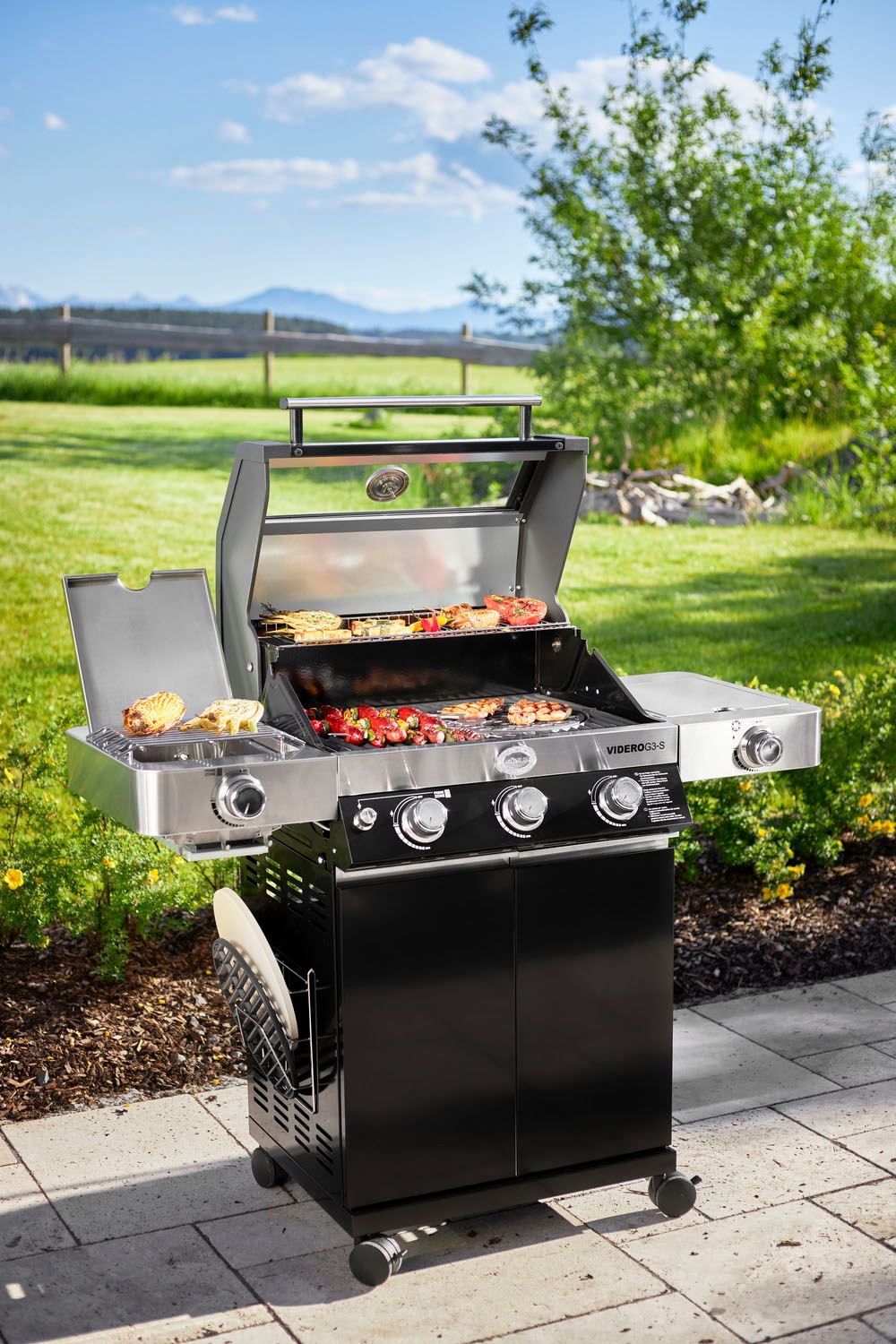 RÖSLE Grillrosthalter »VARIO, 25434«, Edelstahlhalter für VARIO Grilleinsätze, für alle VIDERO Modelle