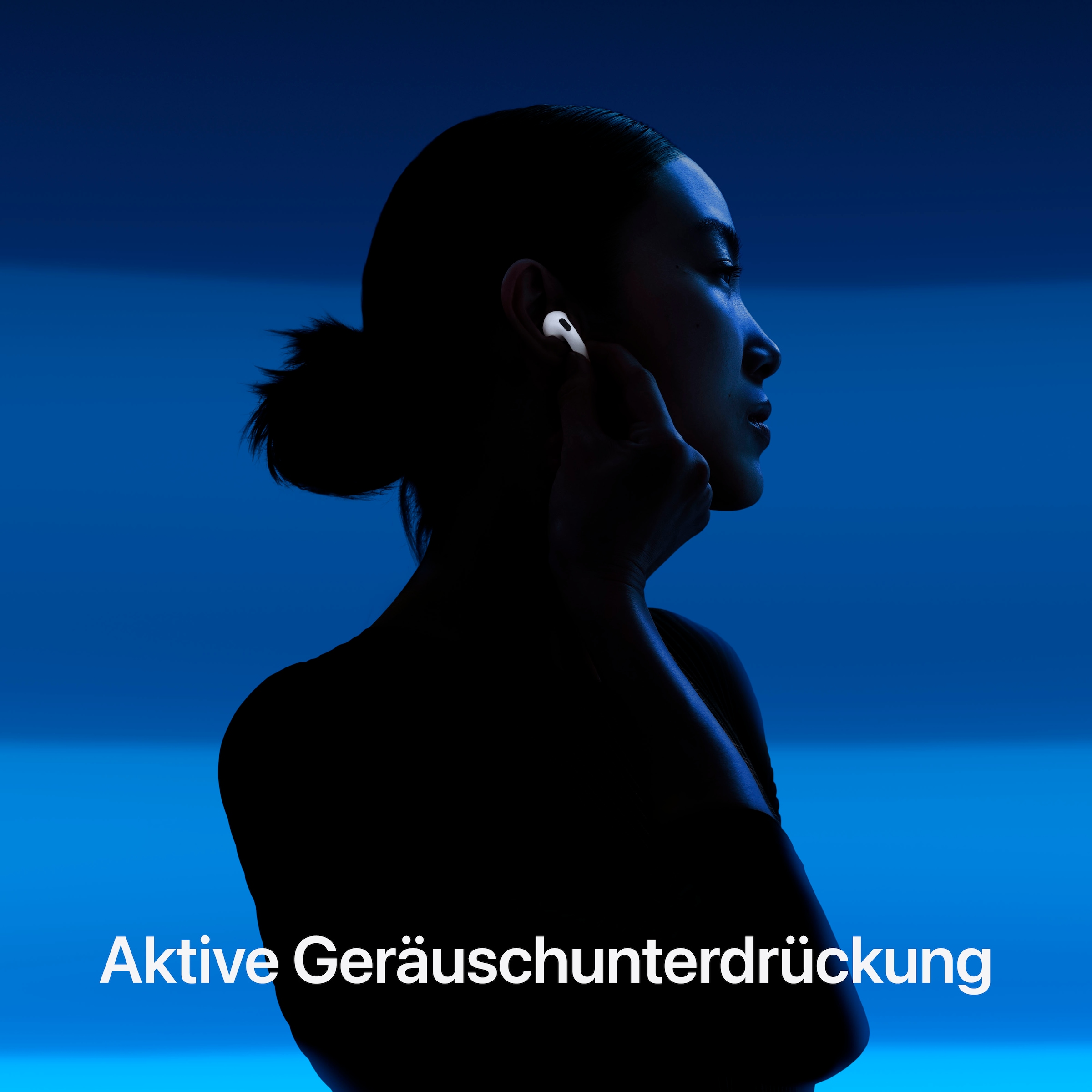 Apple wireless In-Ear-Kopfhörer »AirPods 4 ANC«, Bluetooth, Transparenzmodus-kompatibel mit Siri-integrierte Steuerung für Anrufe und Musik