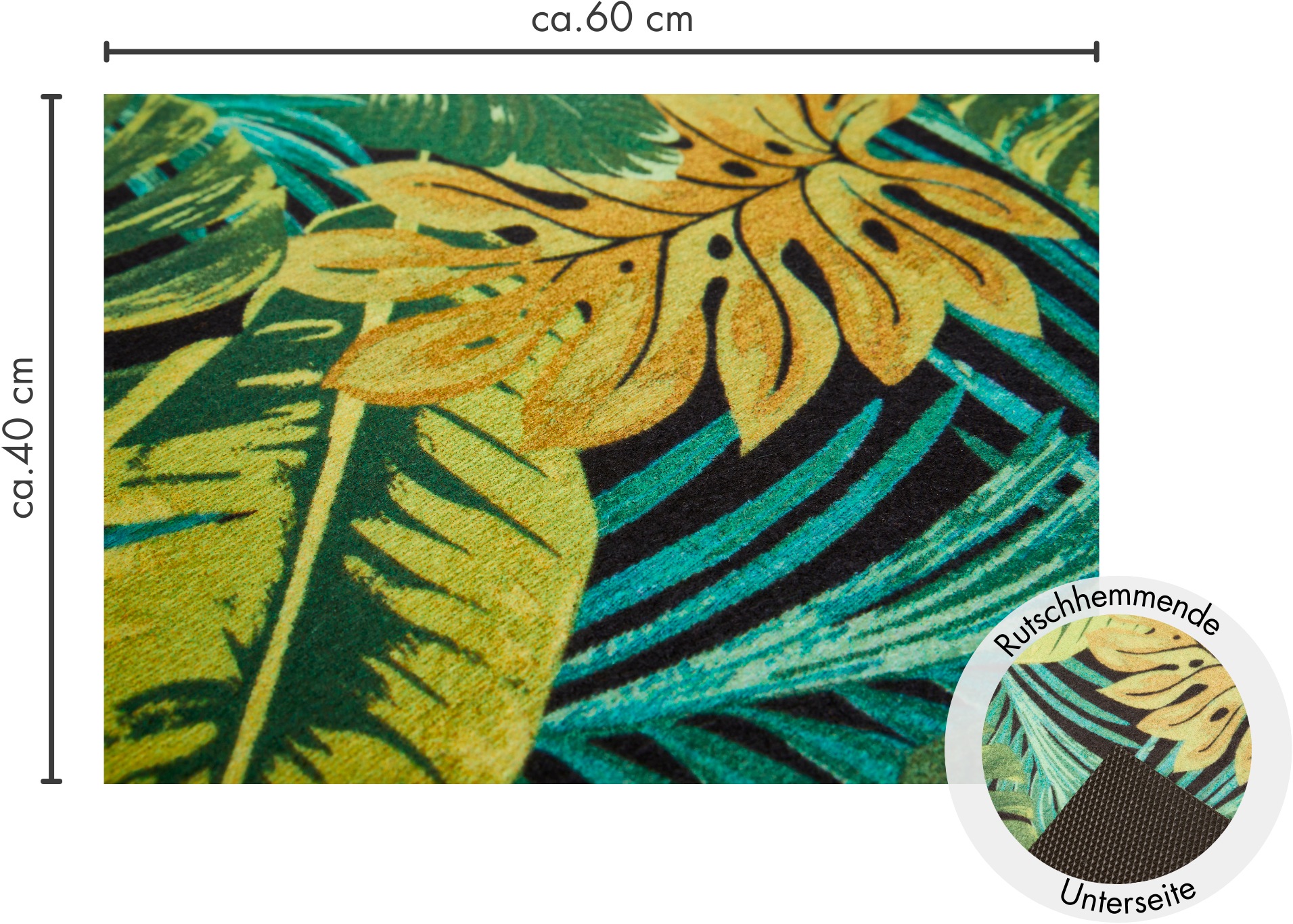 Andiamo Fußmatte »Modern« rechteckig 6,5 mm Höhe Schmutzfangmatte, bedruckt, diverse Motive, In- und Outdoor geeignet