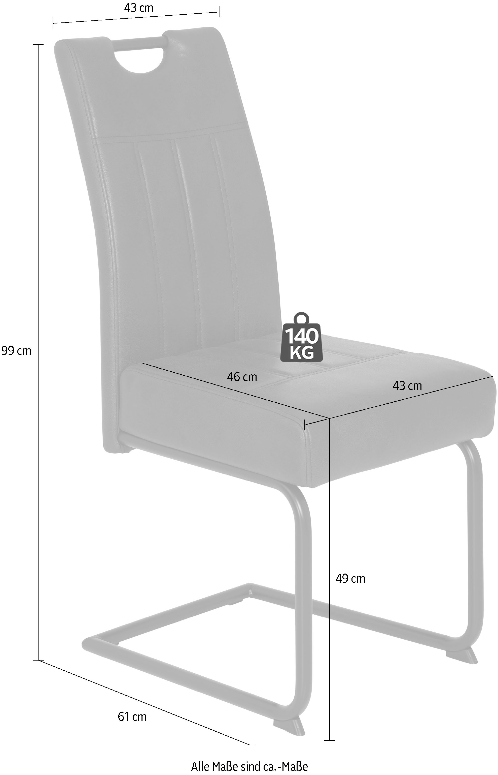 HELA Esszimmerstuhl »Betty«, (Set), 4 St., Microfaser, 2 oder 4 Stück  online kaufen