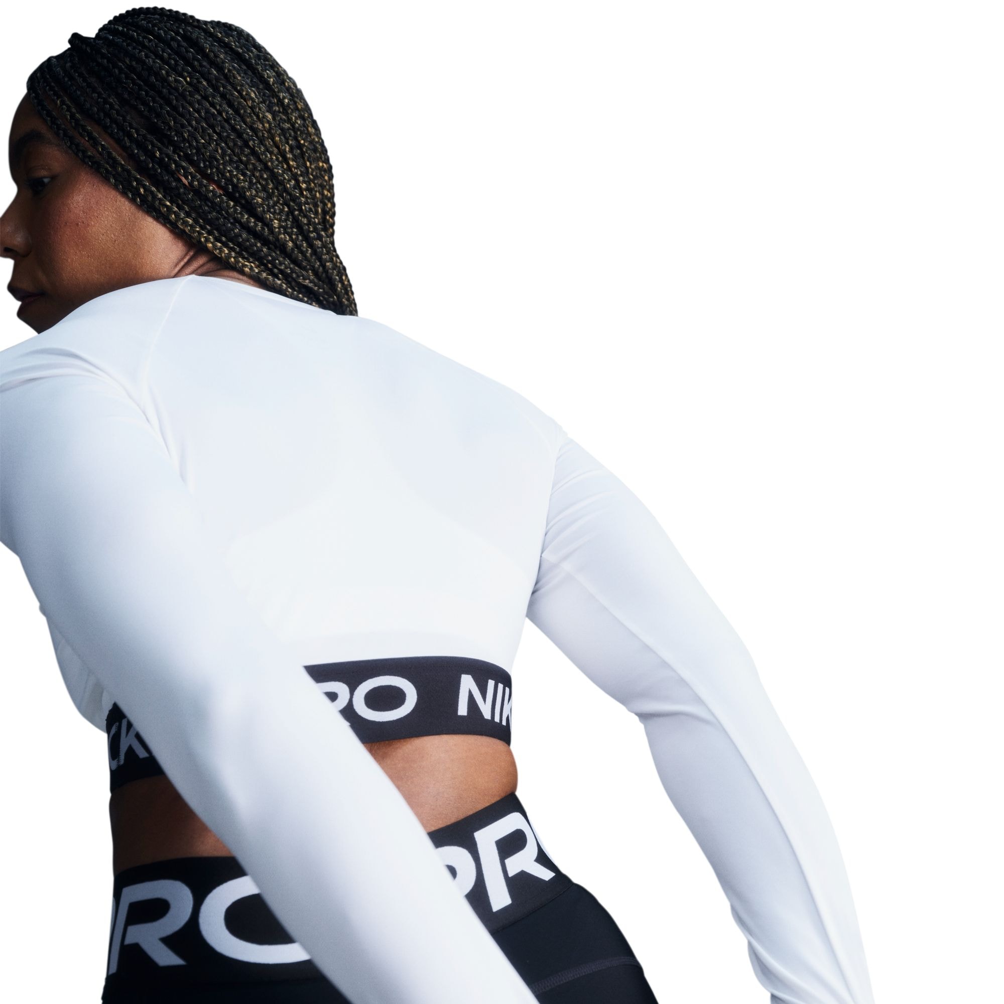 Nike Funktionsshirt »NIKE PRO DF 365 CROP LS« Rundhalsausschnitt, Kurzarm, leichtes, geschmeidiges Material