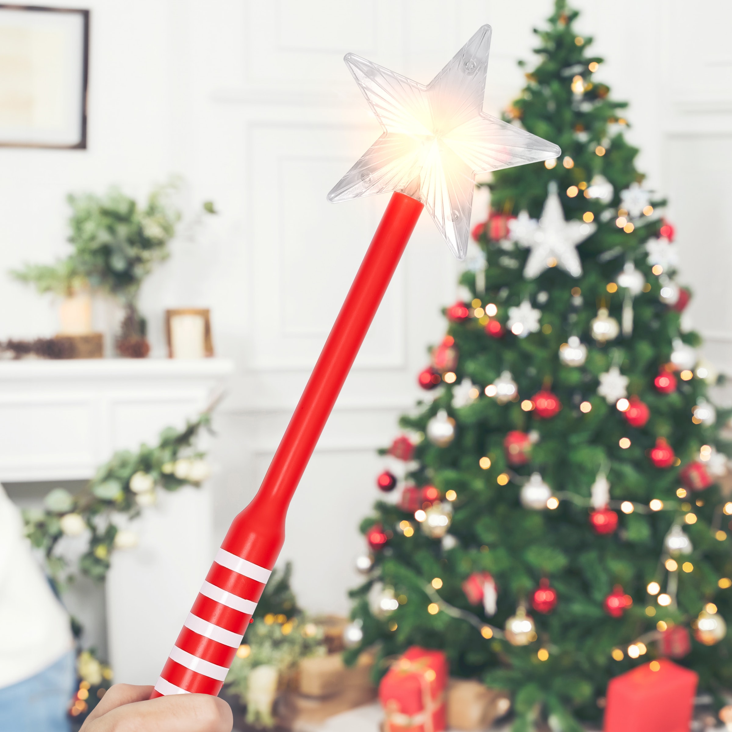 BONETTI LED-Lichterkette »mit Zauberstab als Fernbedienung« 300 Stk.-flammig auf Knopfdruck aktivieren sie eine stimmungsvolle Beleuchtung