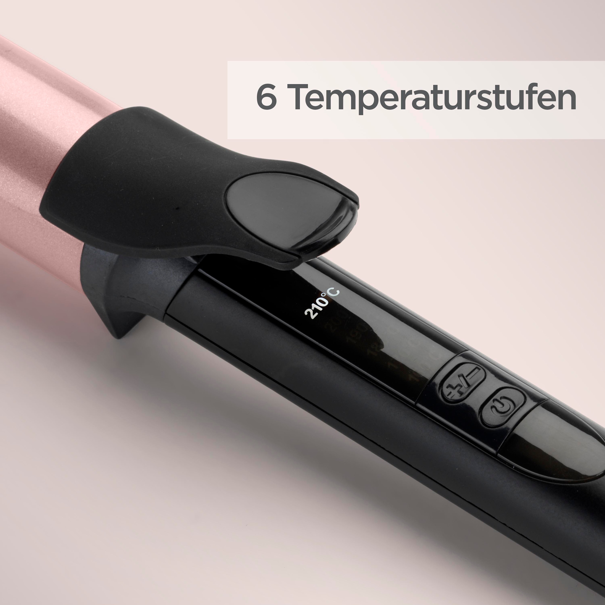 BaByliss Lockenstab »32mm Lockenstab mit Klammer für große Locken/Wellen, C452E« Quarz-Keramikbeschichtung, 6 Temperaturstufen, für alle Haartypen