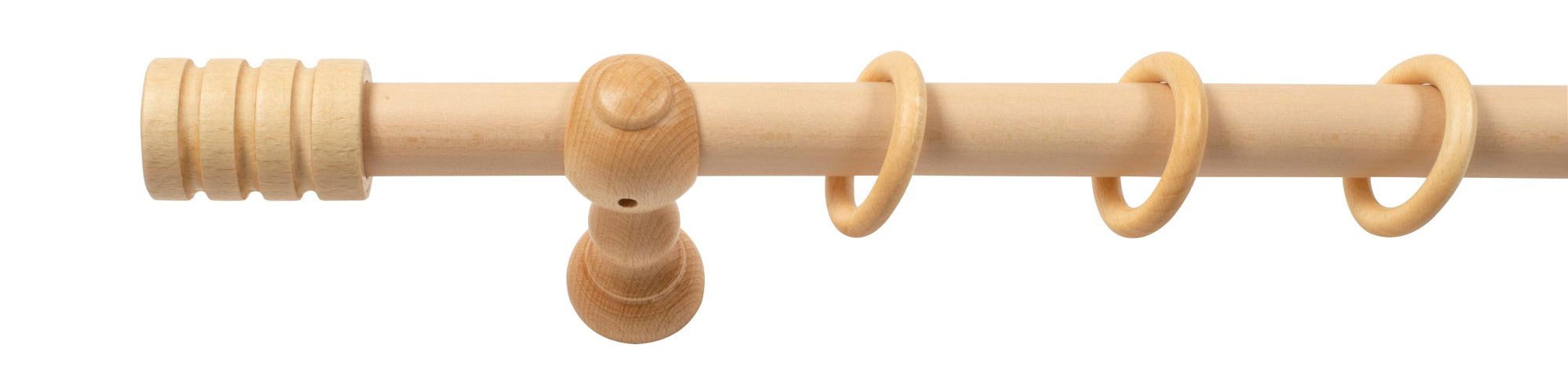 SN DECO GROUP Gardinenstange »Pisa«, 1 läufig-läufig, Fixmaß