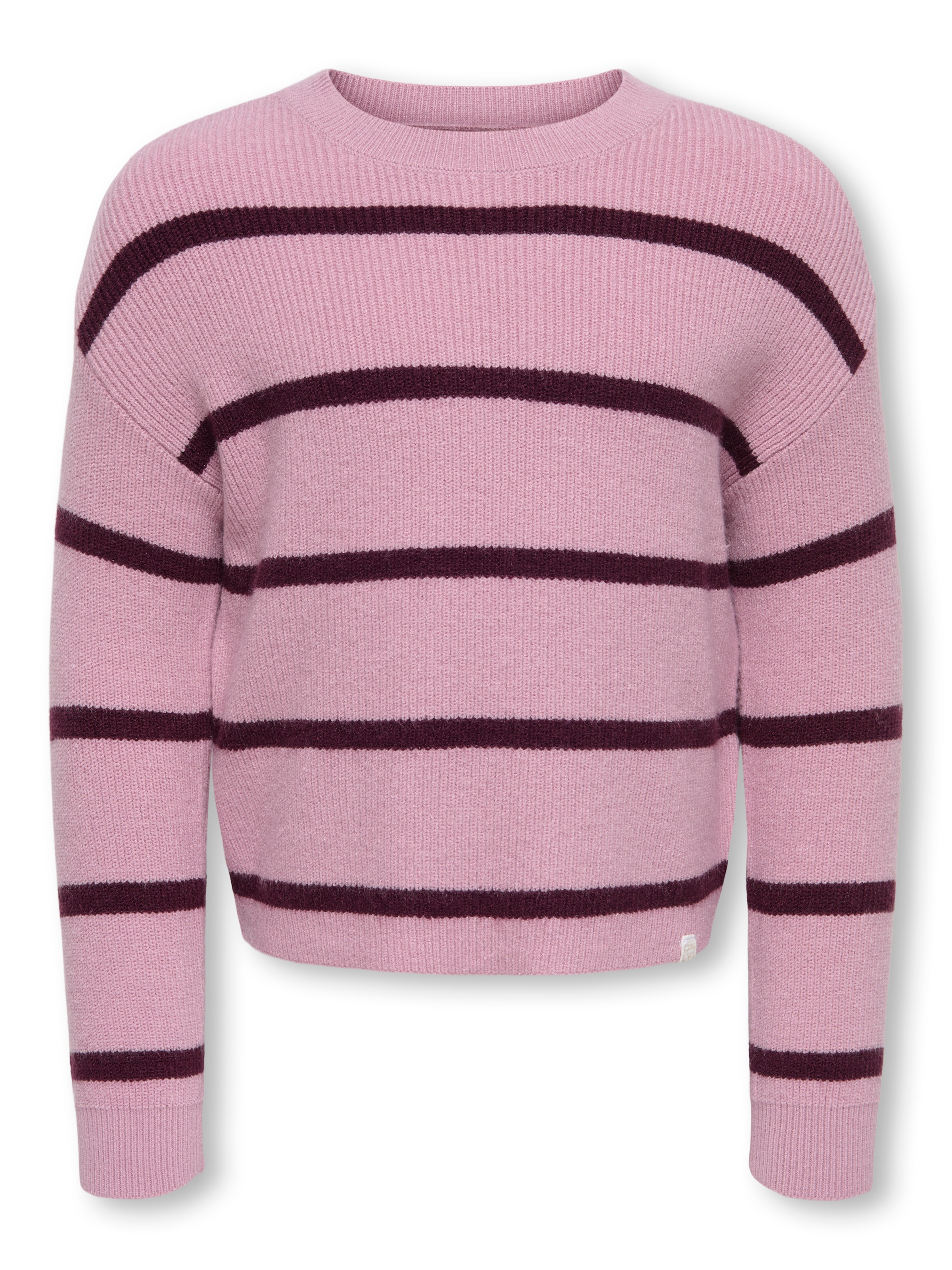KIDS ONLY Strickpullover »KMGFRANCA LIFE SHORT LS STRIPE KNT NOOS« Viskosemischung, loose fit