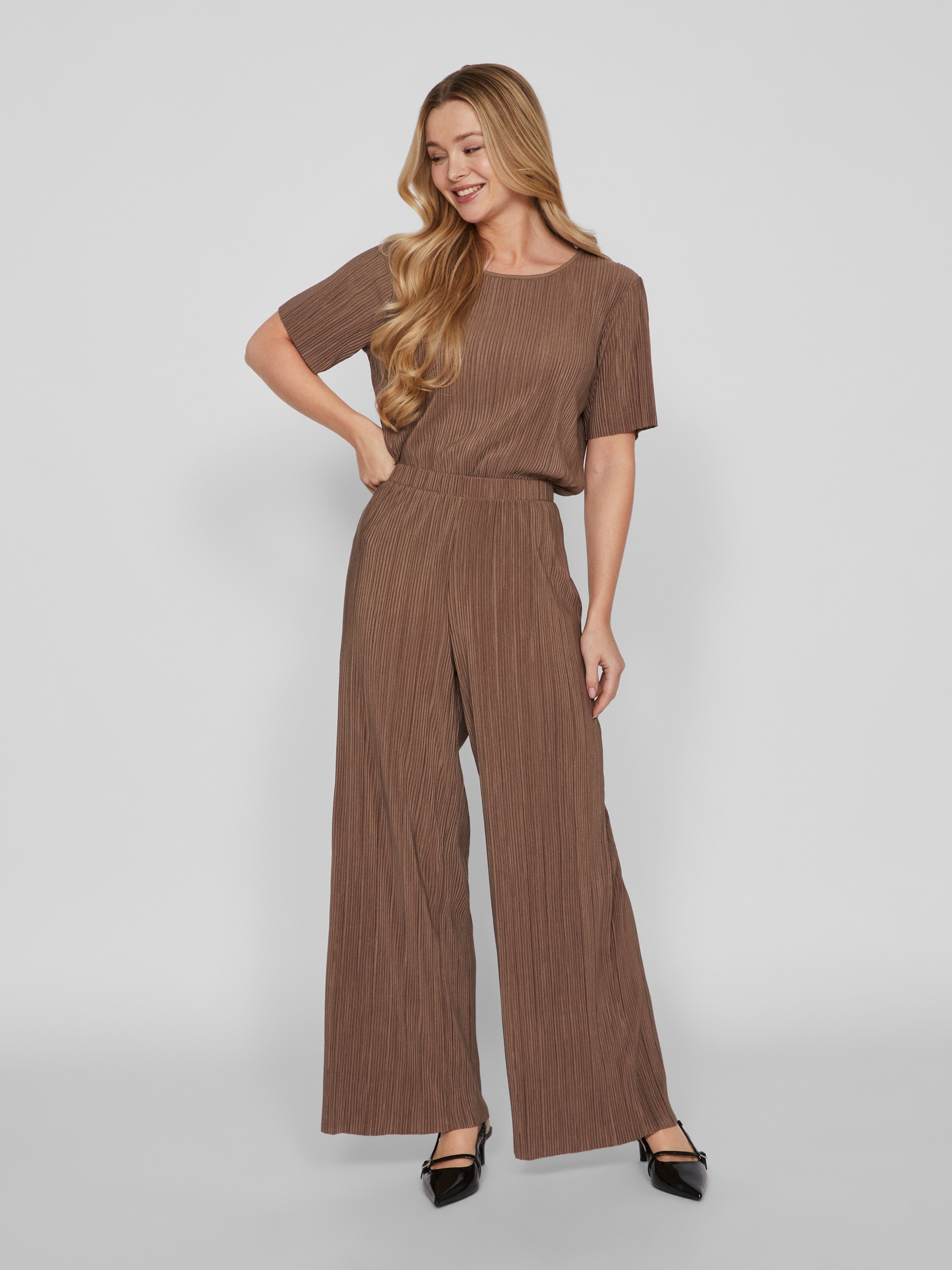 Vila Kurzarmshirt »VIPLISA O-NECK S/S TOP - NOOS«