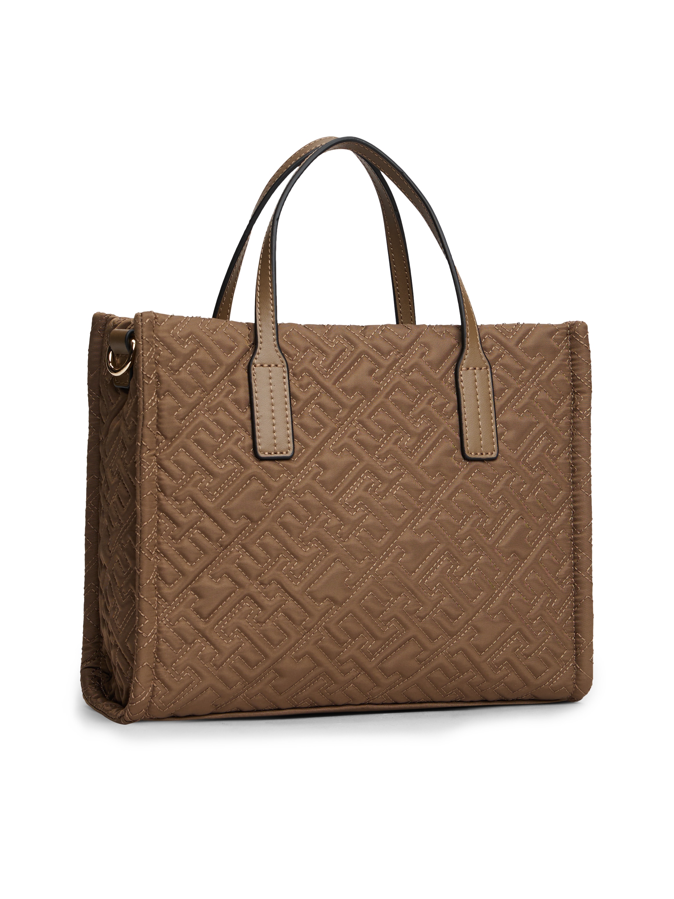 Tommy Hilfiger Tragetasche »TH CITY MINI TOTE MONO NYLON« , Damen Schultertasche, Businesstasche mit TH-Logoprägung