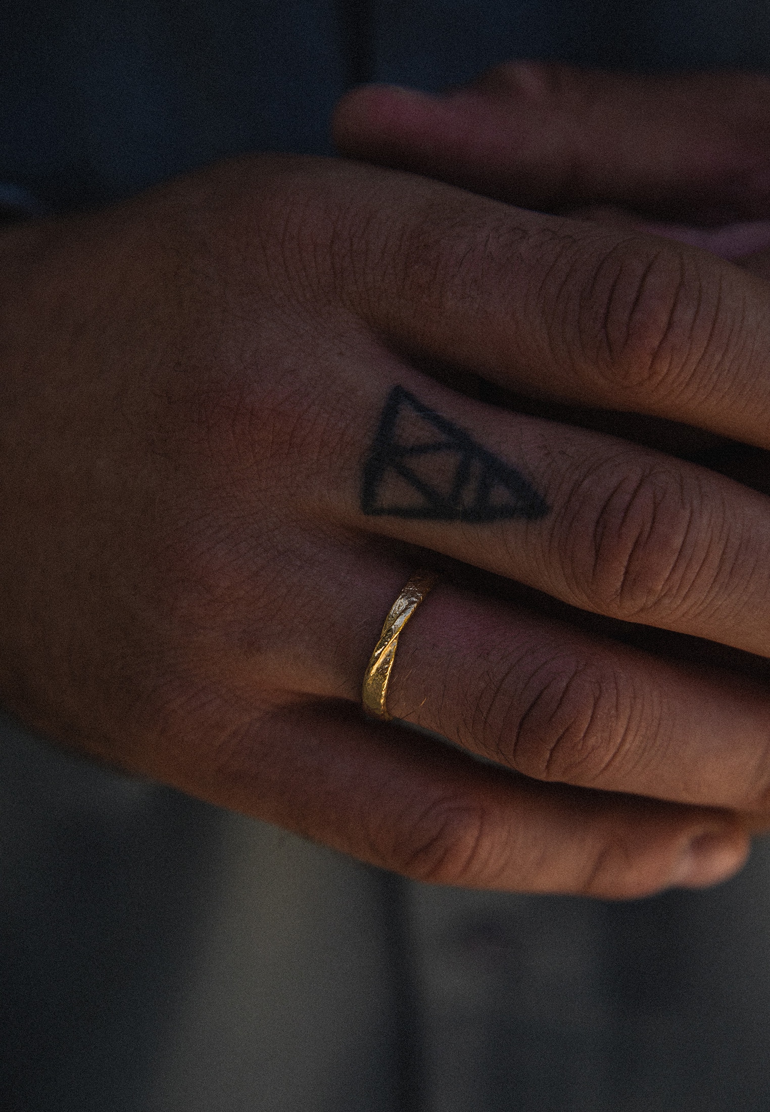 HAZE & GLORY Silberring »Ring Herren Bandring - Twisted 925 Silber«