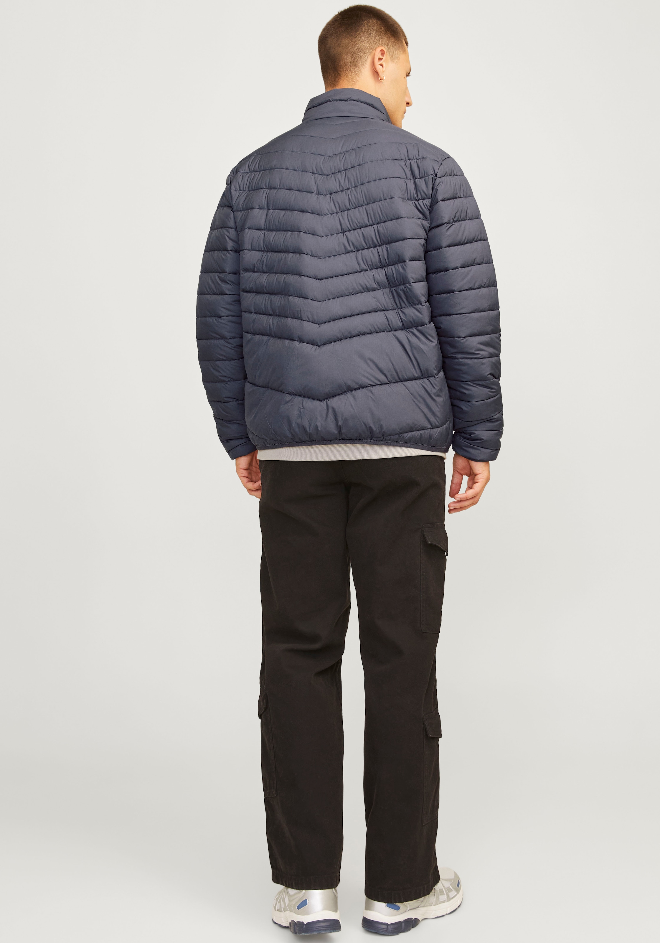 Jack & Jones Steppjacke »JJESTATE PACKABLE PUFFER COLLAR NOOS«, ohne Kapuze
