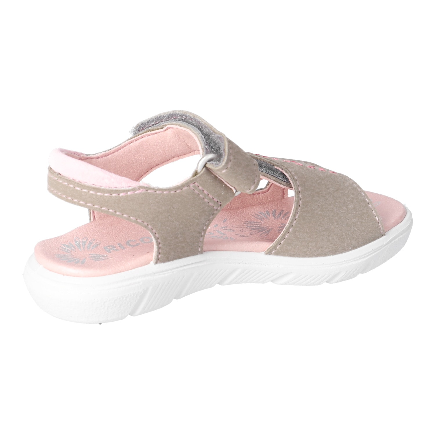 Ricosta Sandale »Sarah«  Sommerschuh mit Stickerei, Größenschablone zum Download